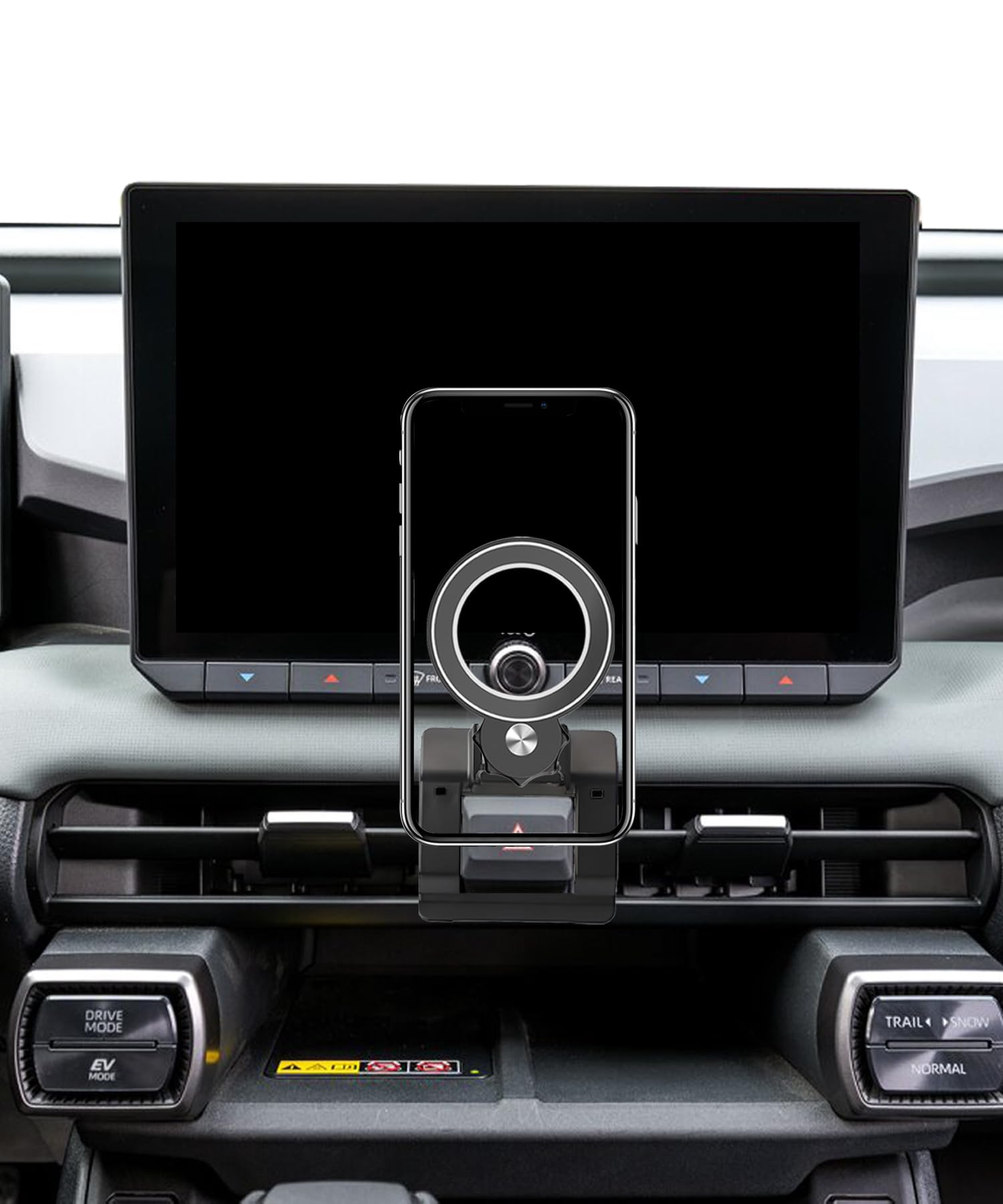 AbeeyGeomarn Car Phone Holder for 2026 Toyota RAV4/RAV4 Hybrid Accessories Compatible with MagSafe Cell Phone Mount Hands-Free 3