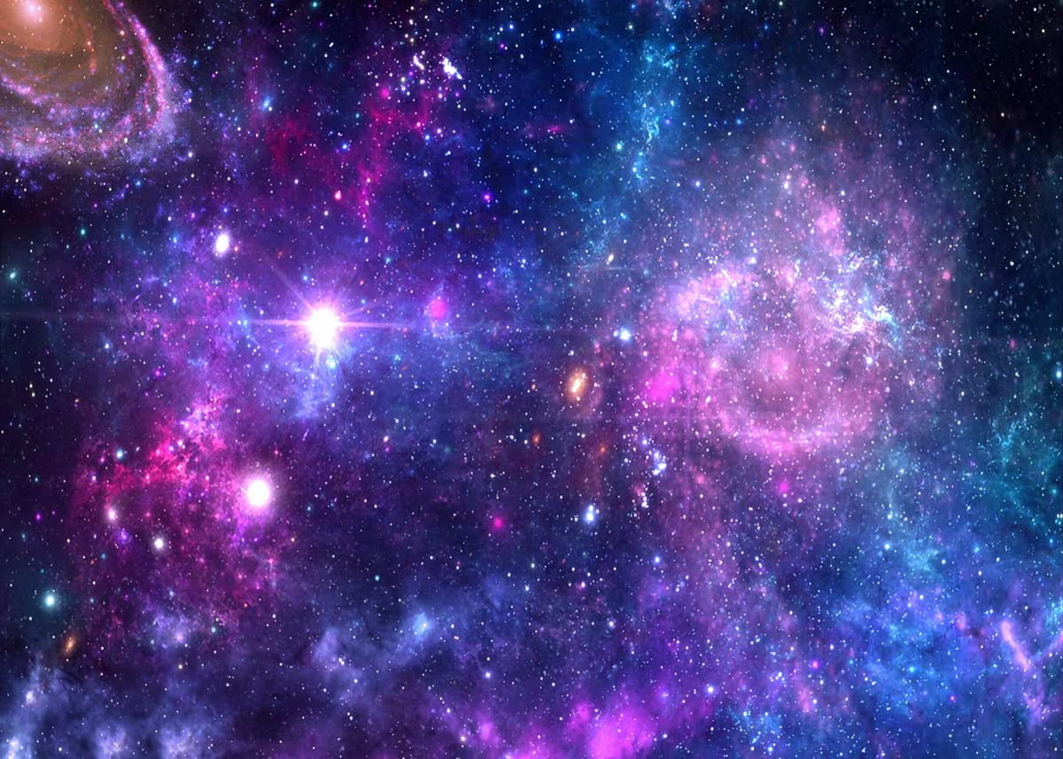 Butfobca 7X5Ft Outer Space Backdrop, Starry Galaxy Photo Backdrop, Planet Theme Background For Boy Girl Birthday Party Photograp