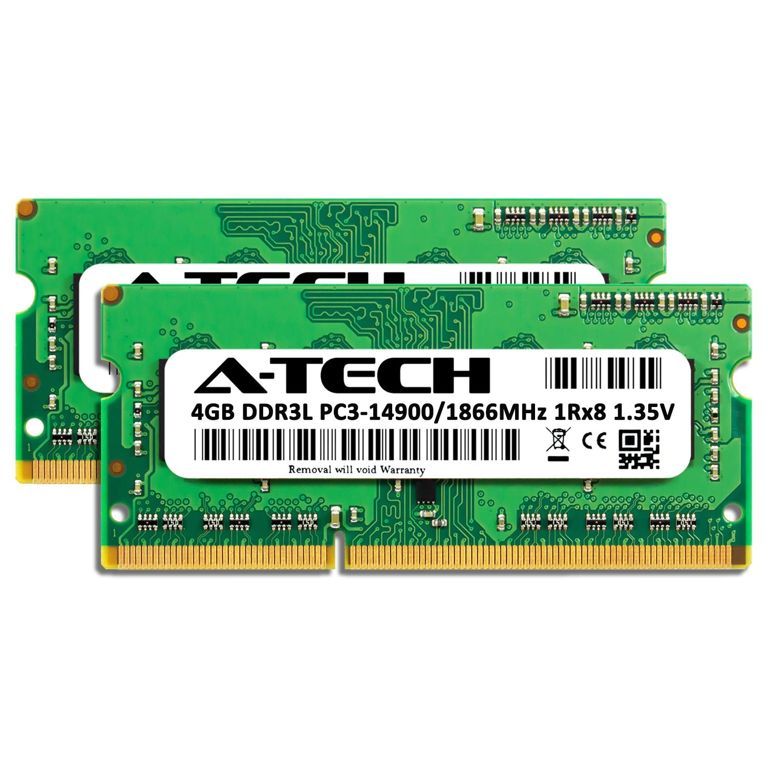 A Tech 8Gb Kit (2X4Gb) Ram Replacement For Synology D3Ns1866L 4Gx2 | Ddr3/Ddr3L 1866 Mhz Pc3L 14900 Sodimm Non Ecc Unbuffered Me