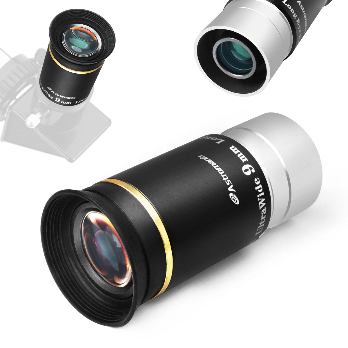 Astromania 1.25'' 9Mm 66-Degree Ultra Wide Angle Eyepiece For Telescope