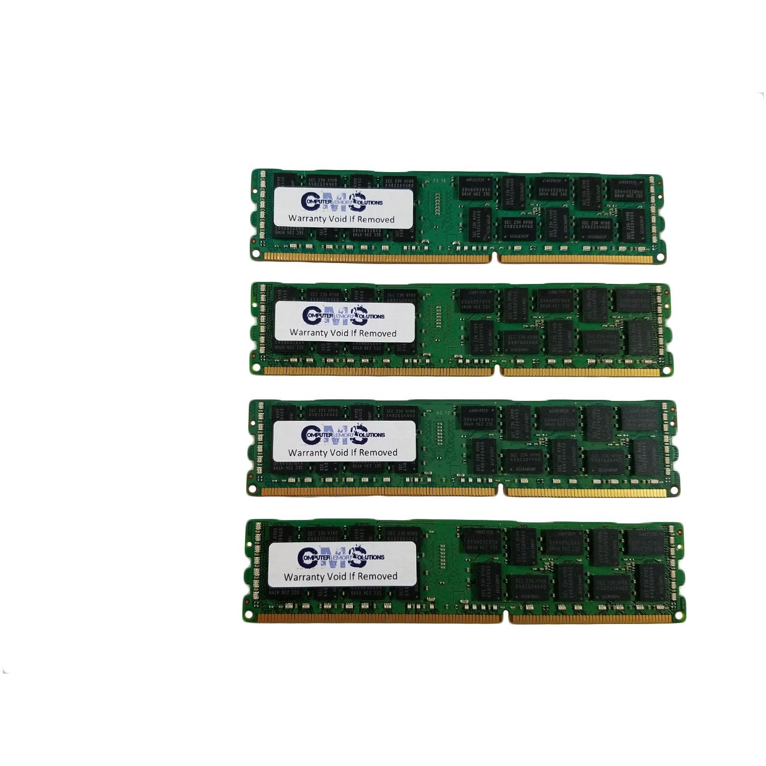 CMS 32GB (4X8GB) DDR3 10600 1333MHZ ECC Registered DIMM Memory Ram Upgrade Compatible with Dell Precision Workstation T7610 for 