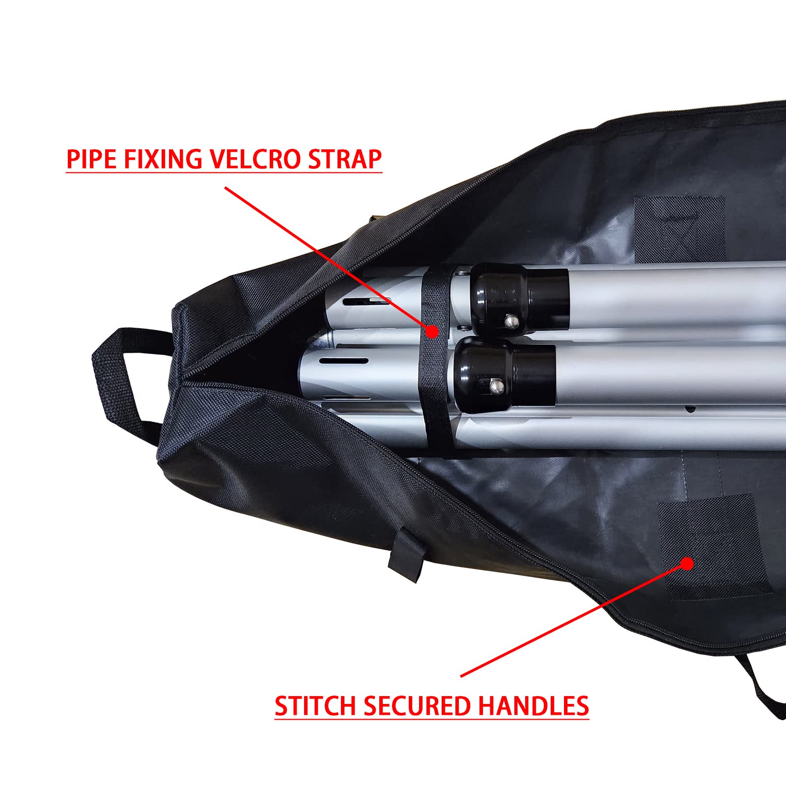 Hecis Backdrop Stand Bag, 8Ft Pipe And Drape Carry Bag, Upright Bag, Crossbar Bag, Pole Bag, For Pipe And Drape Backdrop Stand,