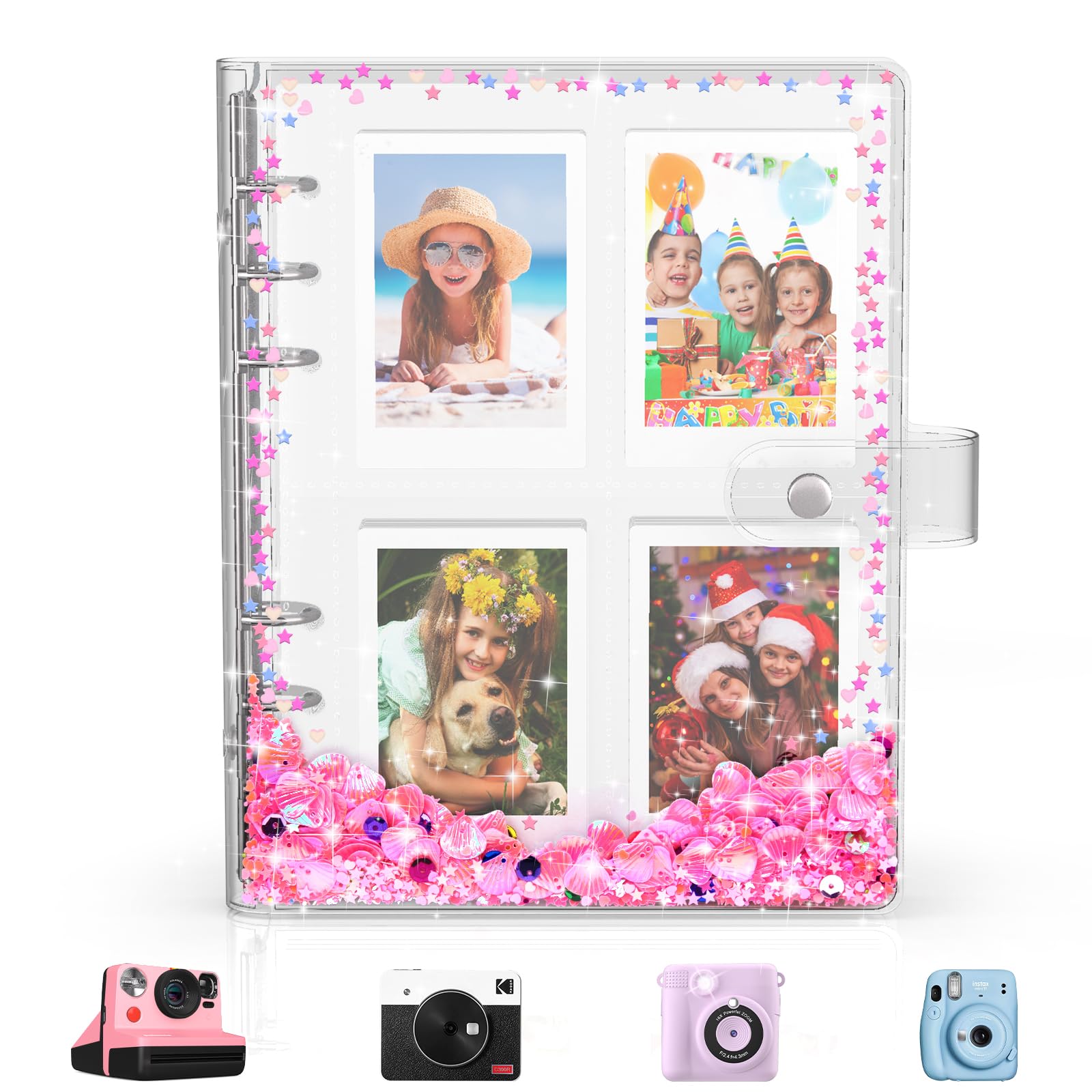 Kids Photo Album For Instax Mini, Photo Album For Polaroid, Applicable To Fujifilm Instax Mini 11 12 40 Kodak Mini Photo, Gift F