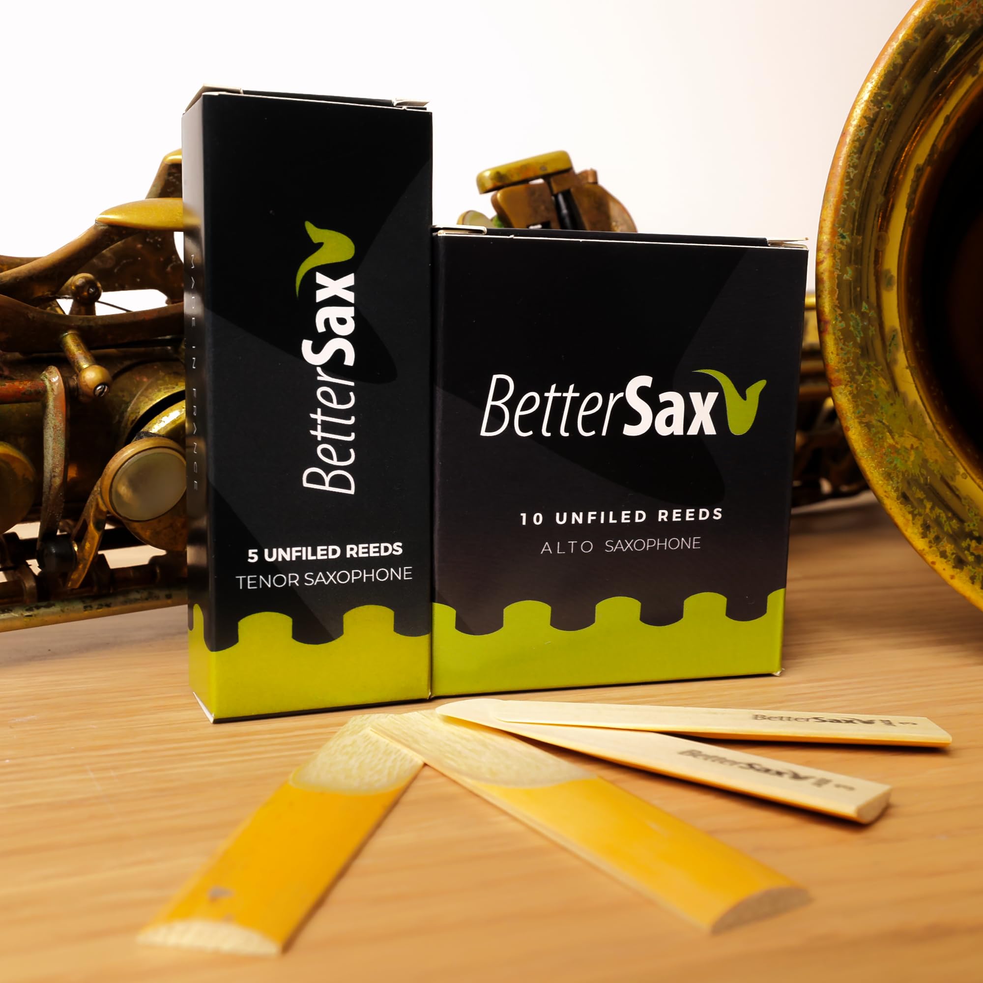 Bettersax Tenor Saxophone Reeds   Strength 2.5 (5 Pack)   Ideal For Jazz, Practice Sessions, Rehearsals, And Live Performances