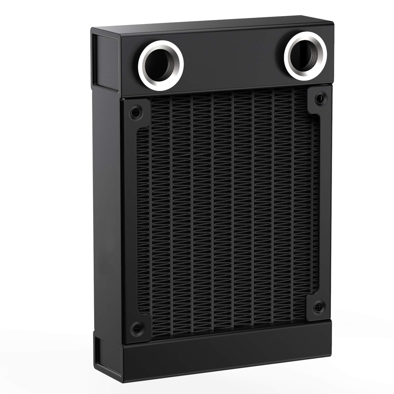 Clyxgs Water Cooling Radiator, 12 Pipe G1/4 Thread Heat Row Radiator 8 Pipe Aluminum Heat Exchanger Radiator For Pc Cpu Computer