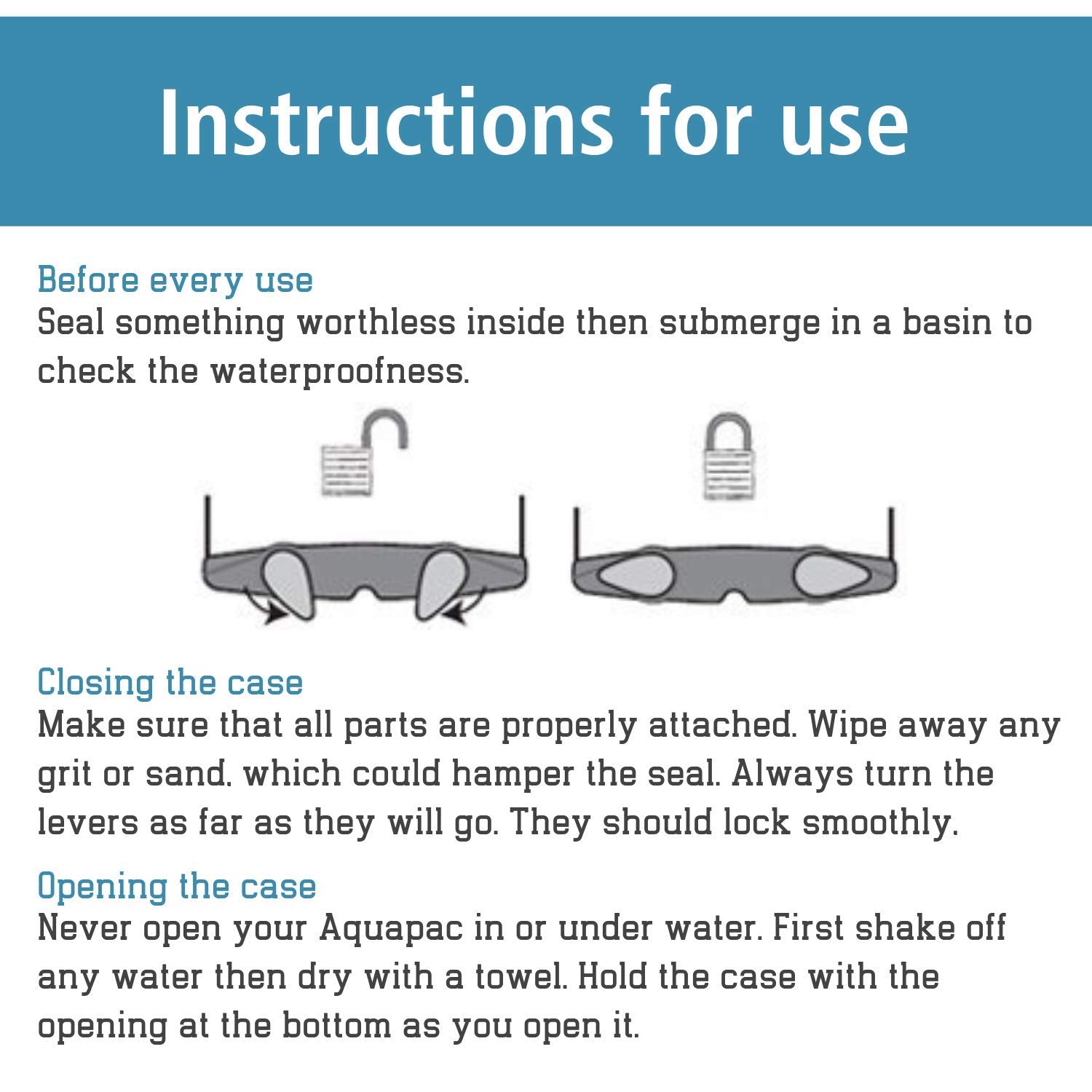 Aquapac Classic Waterproof Vhf Radio Case - Plastic Carry Case For Swimming Surfing, Kayaking - Waterproof Cover For Walkie Talk
