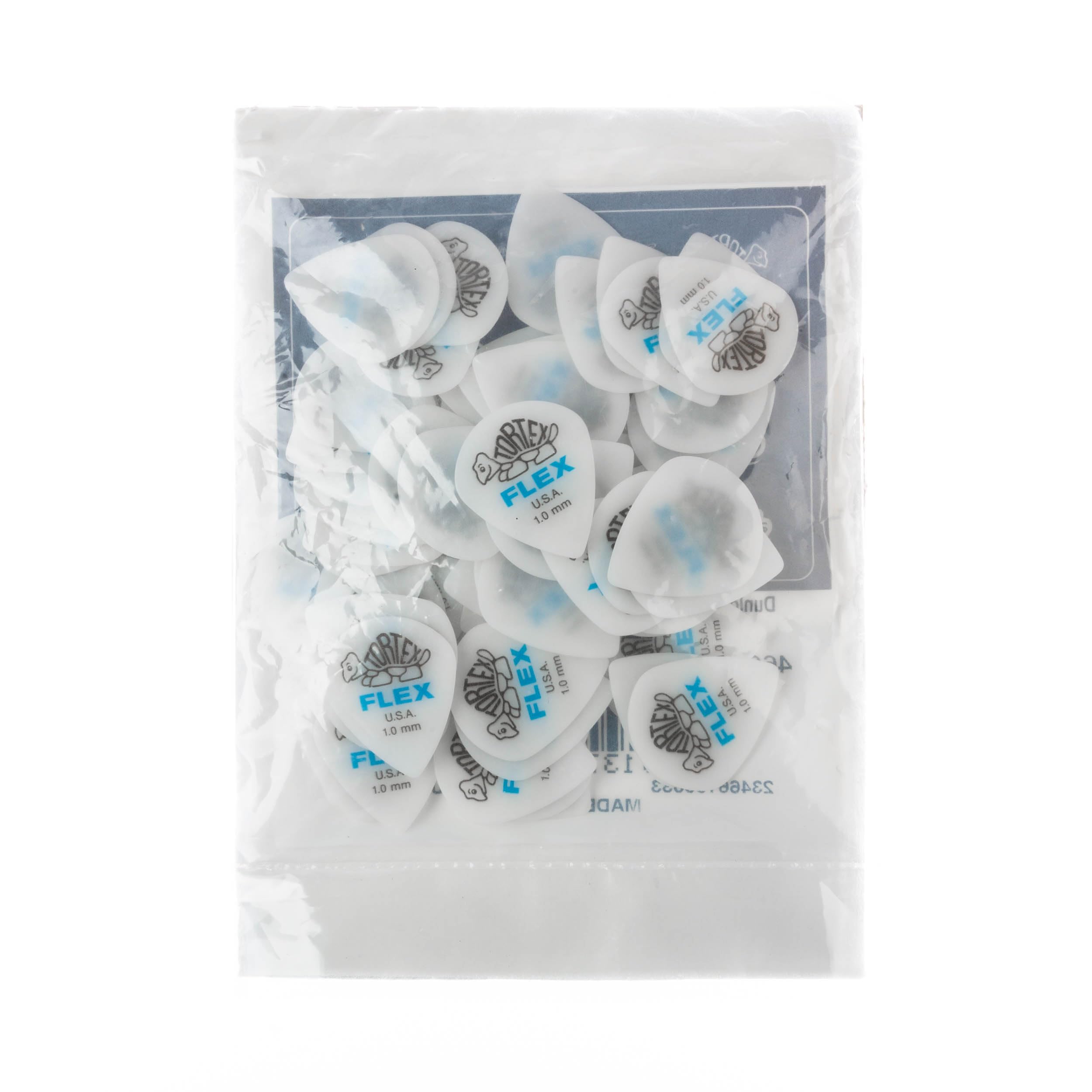 Jim Dunlop Tortex Flex Jazz Iii Xl 1.0Mm 72 Pack Guitar Picks (466R1.0)