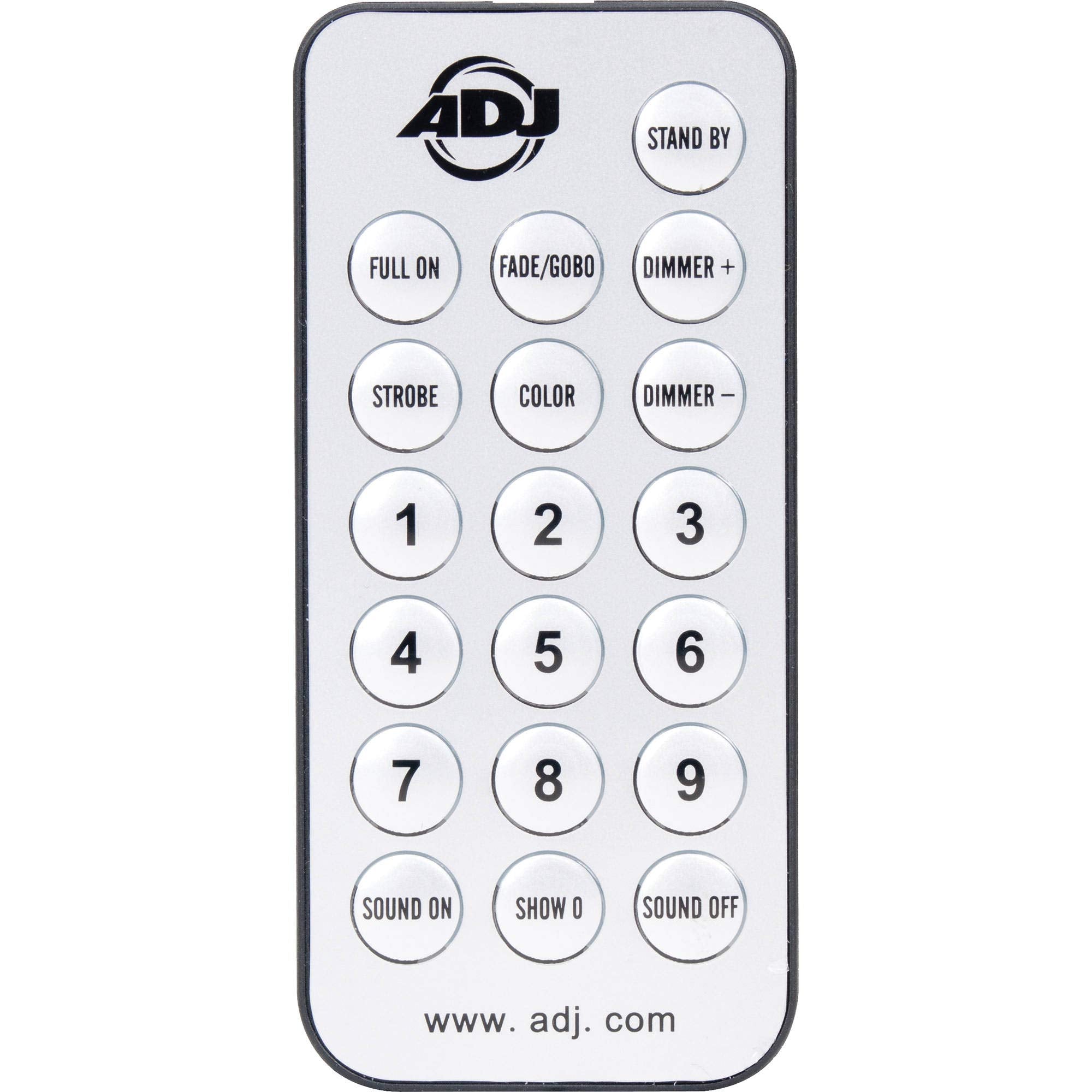 Adj Uc Ir Remote Control For Select Adj Lighting Fixtures