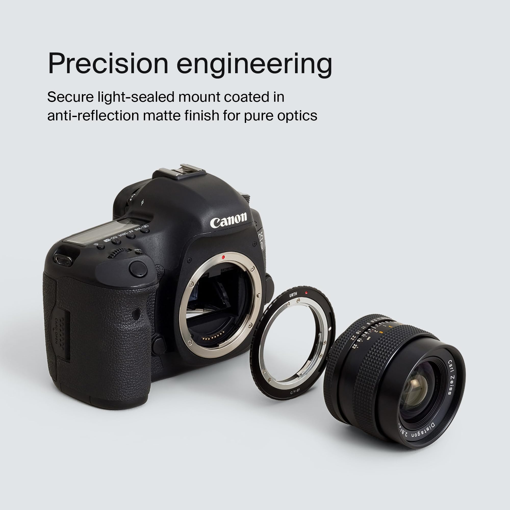 Urth Lens Mount Adapter: Compatible With Contax/Yashica (C/Y) Lens To (Ef/Ef S) Camera Body