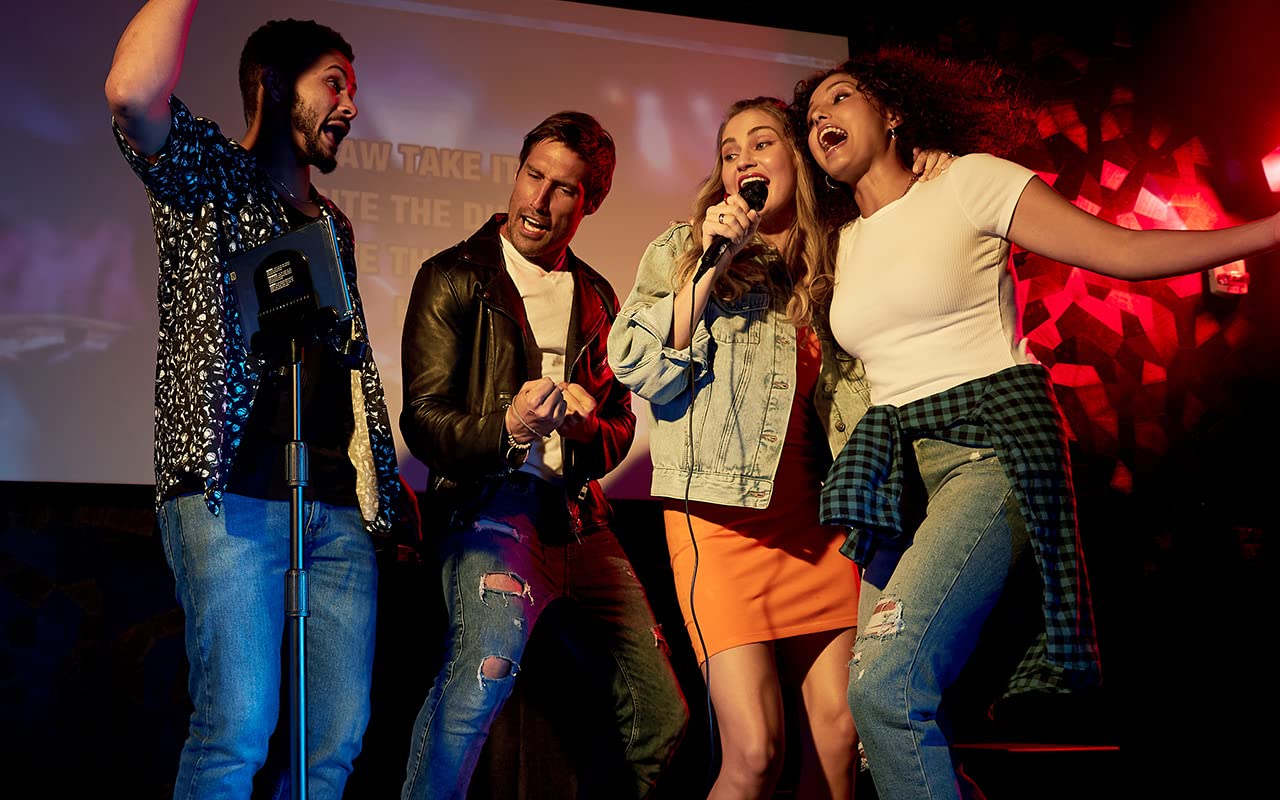 Singing Machine Singcast Max Bluetooth Video Casting Karaoke Machine, Party Speaker, Microphone, 22 Voice Effects, Pitch Correct