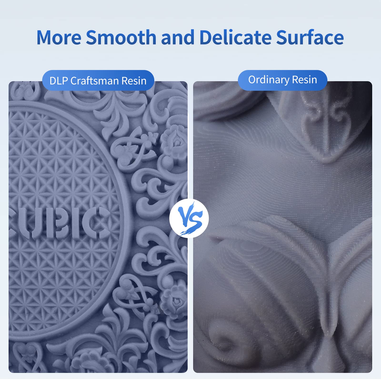 Anycubic 3D Printer Resin, 365 405Nm Dlp Uv Curing Resin For Photon Ultra/Photon D2, High Precision And Fast Curing Craftsman Re