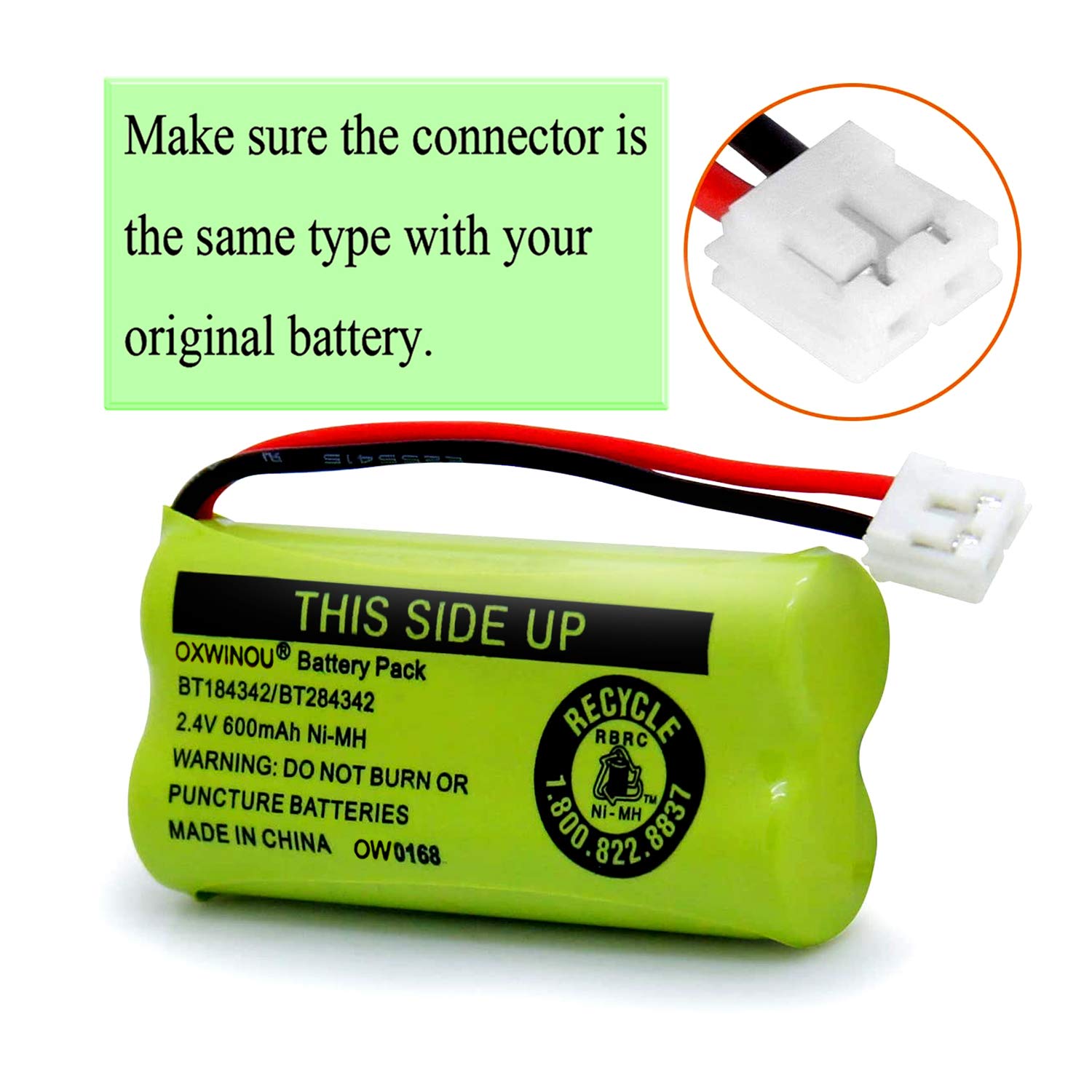 Oxwinou Bt18433 Bt 18433 Bt28433 Bt184342 Bt 184342 Bt284342 Bt183348 Bt1011 Bt 1011 Replacement Battery For Bt 8300 Batt 6010 8