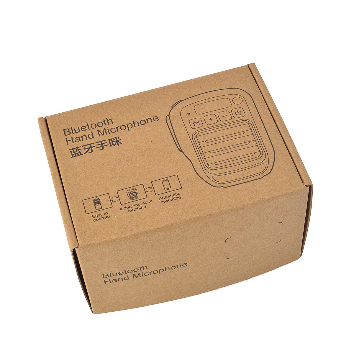 Hys Bluetooth 5.2 Wireless Remote Shoulder Speaker Microphone Waterproof Ip66 Mic Ptt For Cellphone Mobile Phone Zello Zellowork