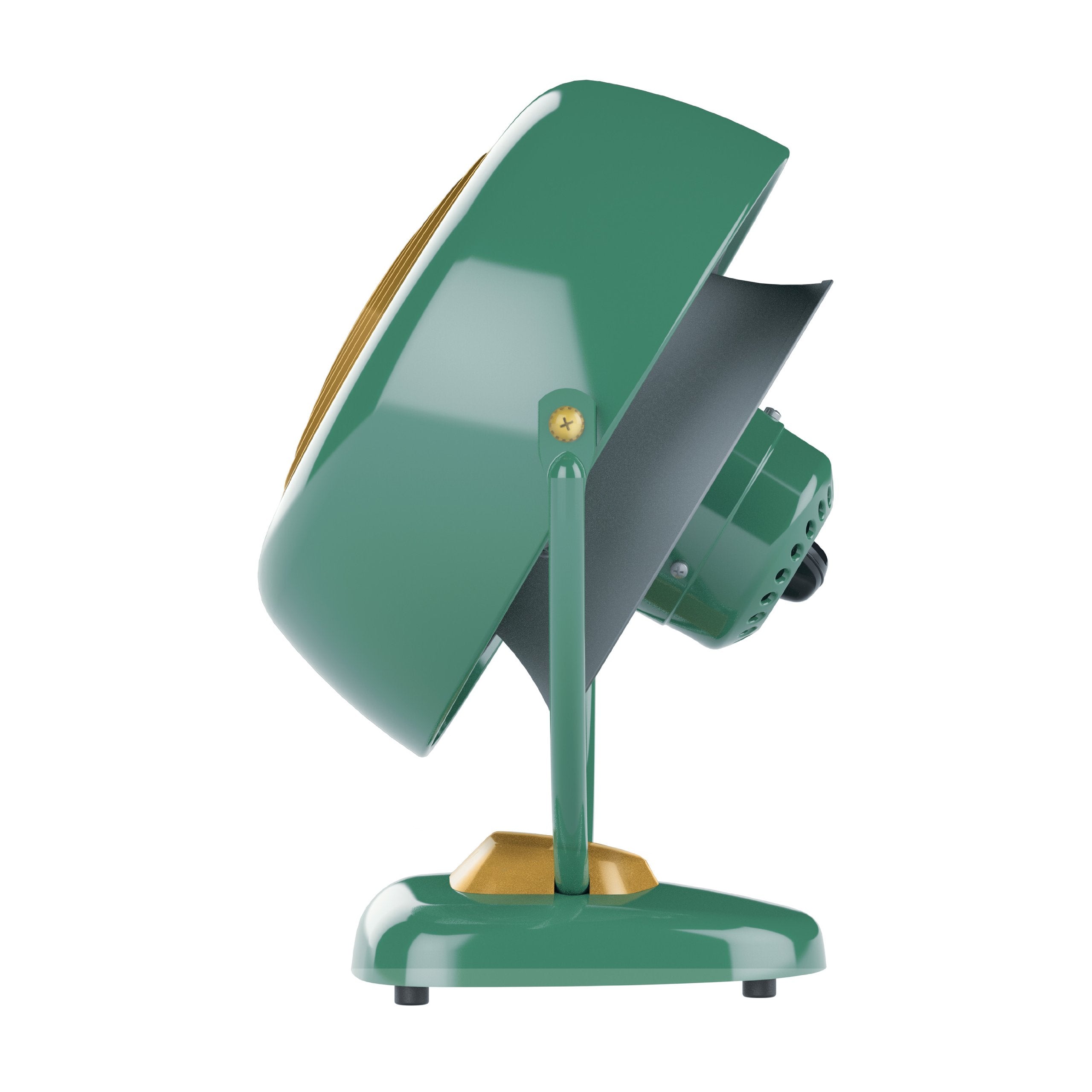 Vornado Vfan Vintage Air Circulator Fan, 3 Speeds, Metal Construction, Adjustable Airflow, Green