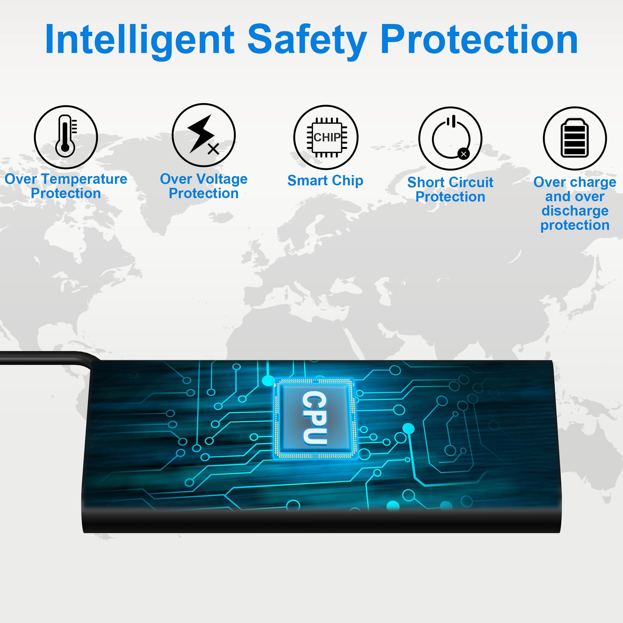 130W 4.5Mm Round Tip Ac Adapter Laptop Charger Replacement For Dell Xps 15 7590 9530 9550 9560 9570 Inspiron 7348 Precision 5510 5520 5530 5540 Ha130Pm130 0V363H Da130Pm130 06Tty6 Power Supply Cord