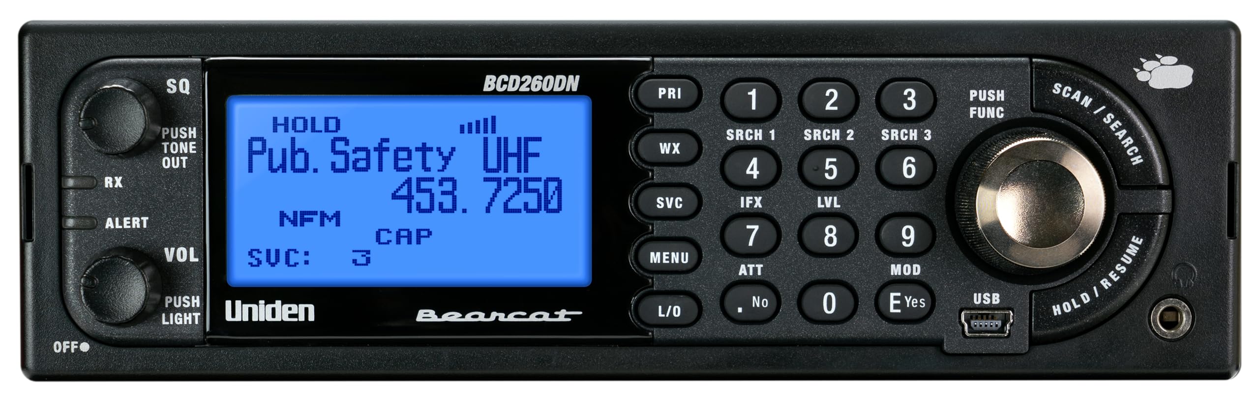 Uniden Bearcat Bcd260Dn Base/Mobile Digital Scanner, Performance Features, Band Scope Rapid System/Channel Number Tagging, Narro