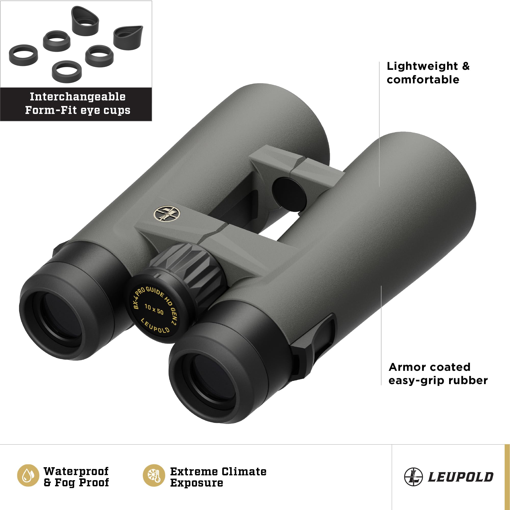 Leupold Bx 4 Pro Guide Hd Binoculars, 12X50Mm Gen 2 (184763)