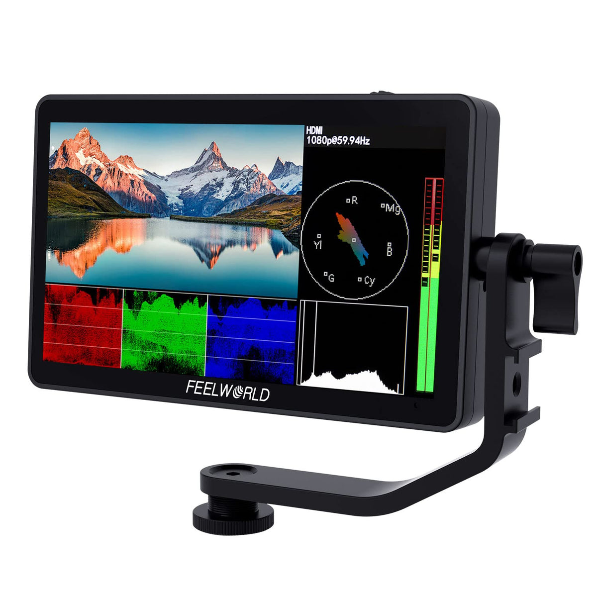 Feelworld F6 Plus V2 6 Inch Dslr Camera Field Touch Screen Monitor With Hdr 3D Lut Small Full Hd 1920X1080 Ips Video Peaking Foc