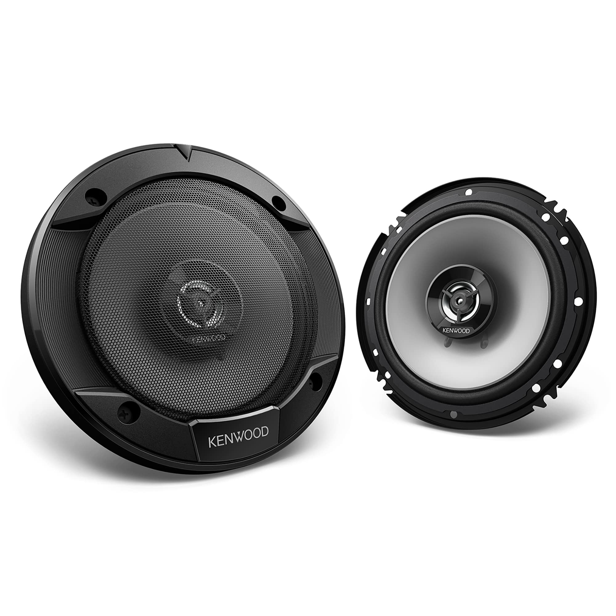 Kenwood Kfc 1666S Car Stereo Speaker 6 1/2'' 2 Way Speakers With Powerful Sound And Easy Installation   Elevate Your Car Audio