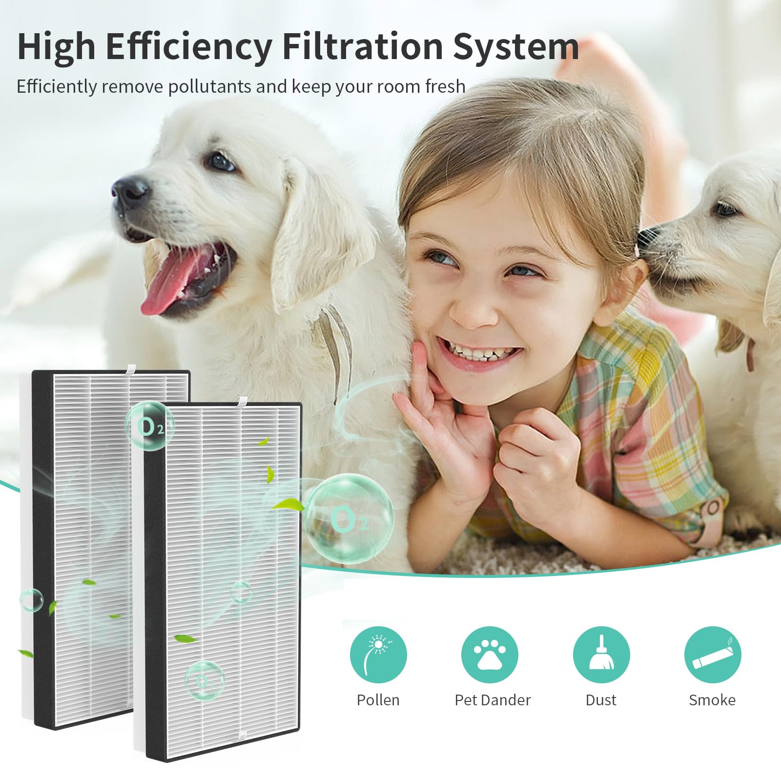 Xbww F1 Replacement Filter Compatible With 3M Filtrete Fap C01 F1, Fap T02 F1, Fap C01Ba G1, Fap T02Wa G1, Fap St02W And Fap St0