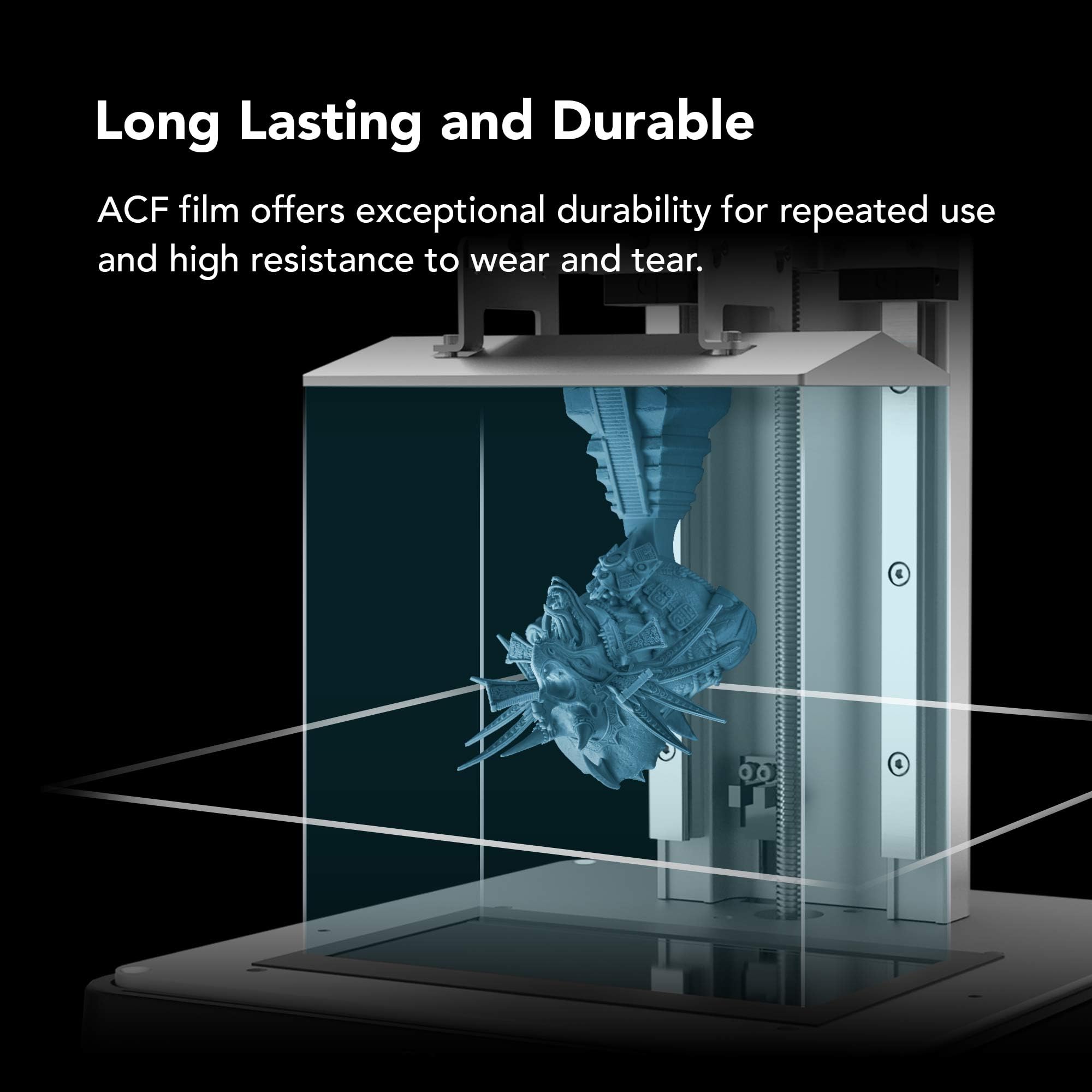 Phrozen 3Pcs Acf Film High Durability Dual Surfaces, Less Peeling Force Compatible With Sonic Mighty 8K (220 * 310 Mm)