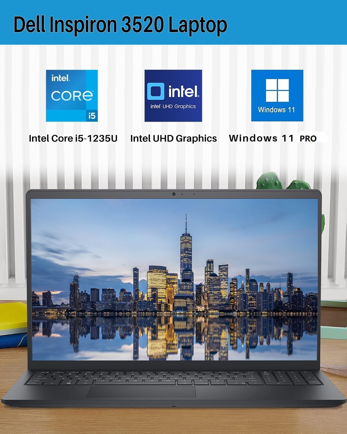 Dell Inspiron 15 3520 Touchscreen Laptop, 15.6 Fhd, Intel 10-Core I5-1235U(Up To 4.40 Ghz), 16 Gb Ram, 512 Gb Ssd, Intel Uhd Gra