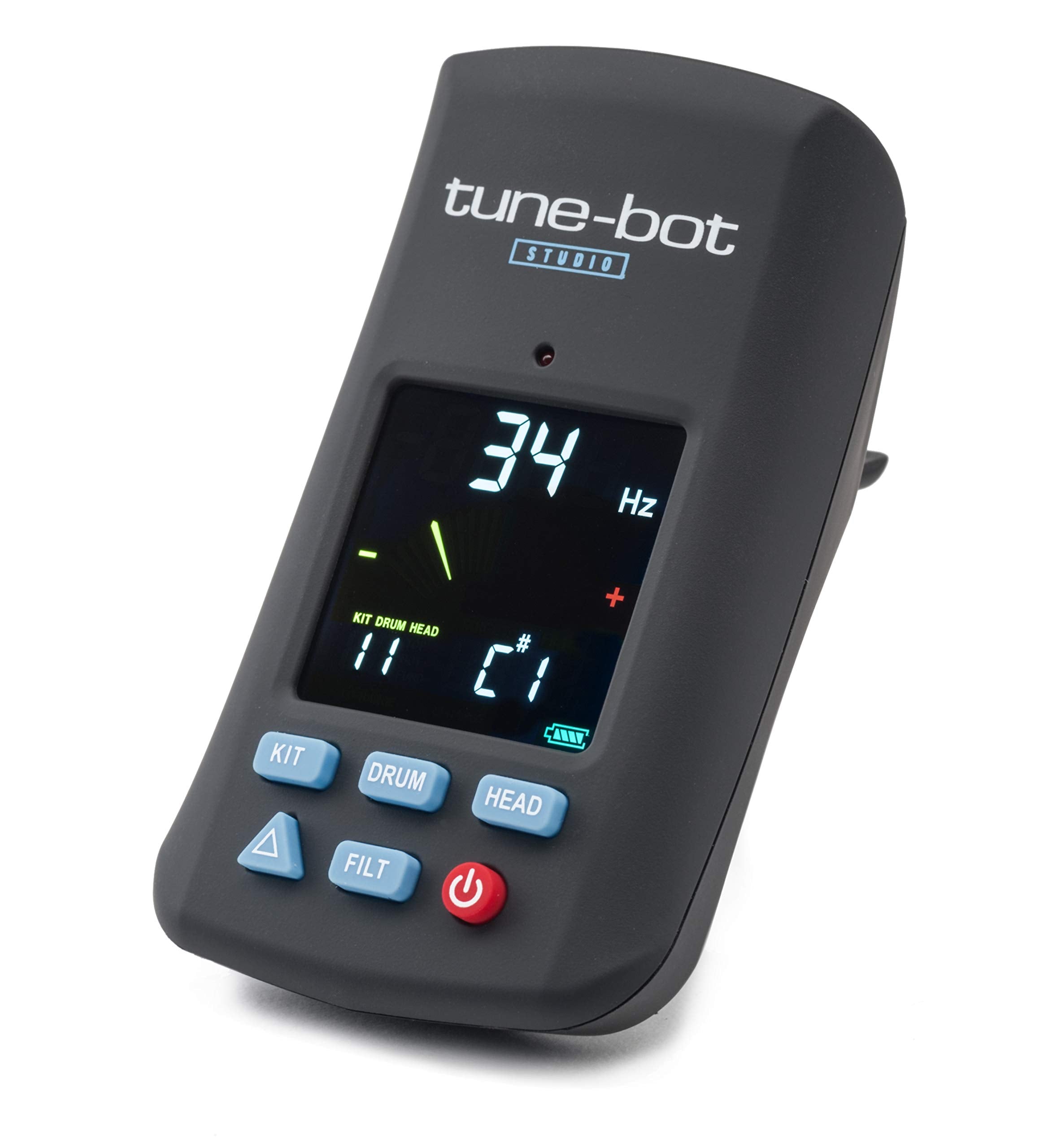 Tune Bot Studio Tbs 001 Digital Drum Tuner   Clip On Tuner For Acoustic Drum Kits