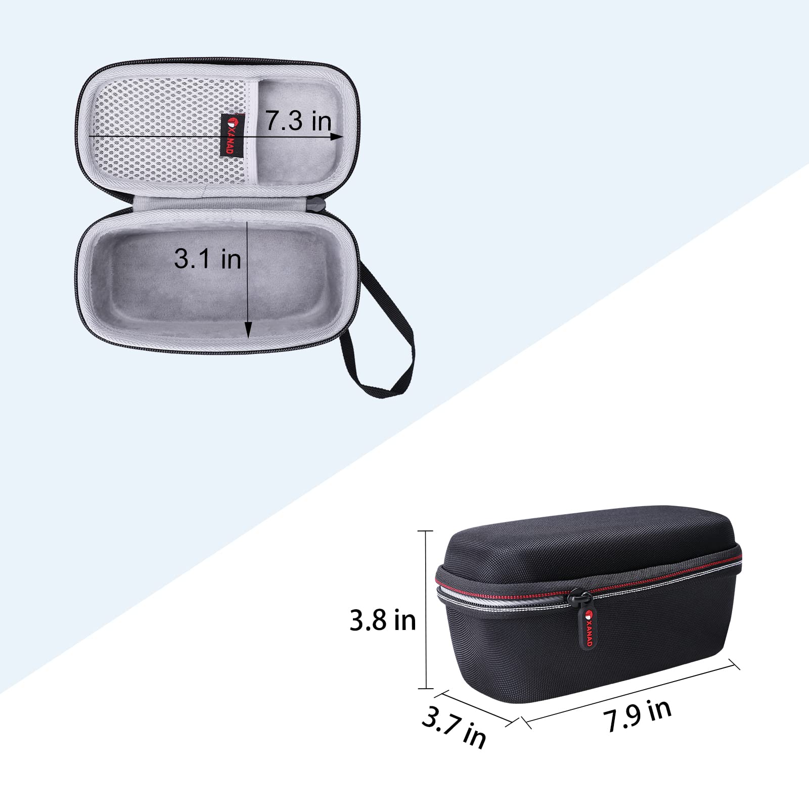 Xanad Monocular Case Eva Hard Case For Monocular Telescope Within Size 7.9 X 3.7 X 3.8 Inches   Travel Protective Carrying Stora