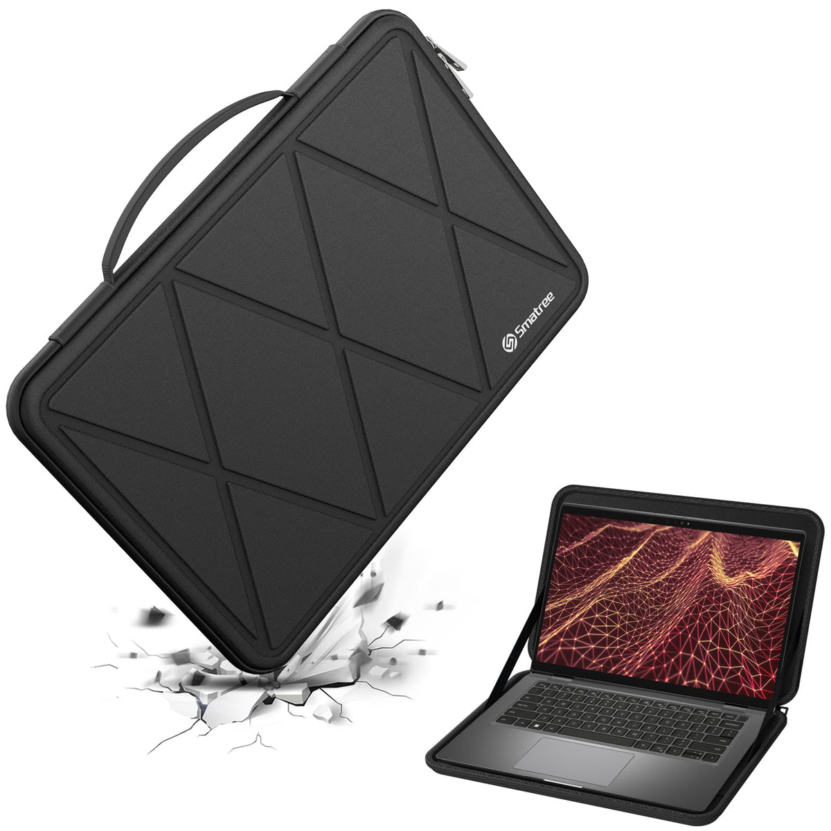Smatree Hard EVA Protective Sleeve Case Compatible for 14.5 inch Dell XPS 14 9440, 14 inch Dell Latitude 7430/5450/5431/5440/5421, 14 inch Dell Precision 3490/3480/3470 Workstation Slim Sleeve (X8039)