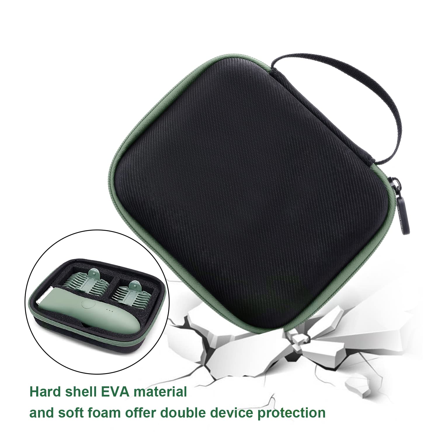 Case For Meridian Shaver, Yewltvep Hard Bags Compatible With Meridian Trimmer, Storage Case For Meridian Grooming Shaver Trimmer