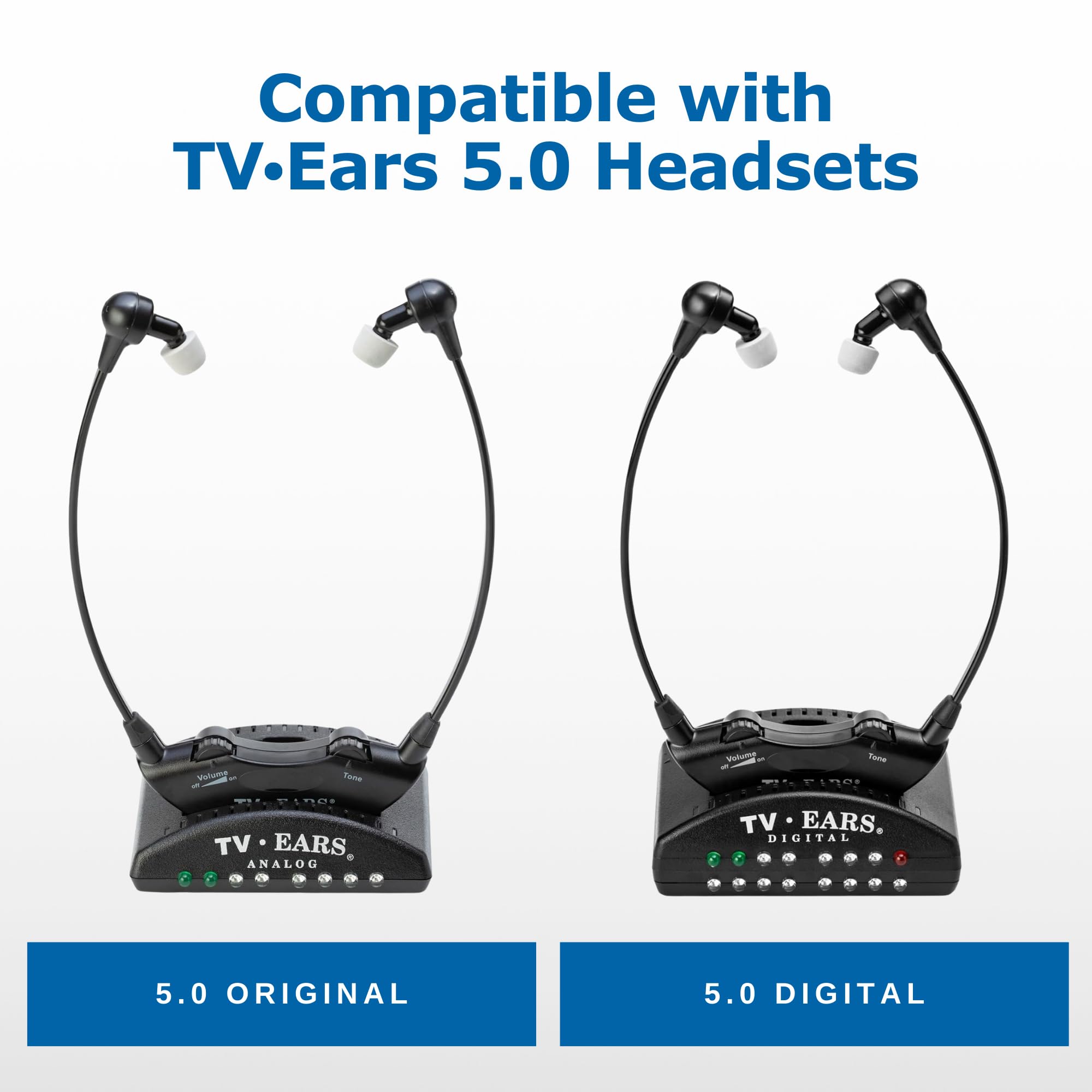 Tv  Ears Replacement Battery Original & Digital Headsets   Reliable Power Source For Your Headsets   Rechargeable Long Lasting B