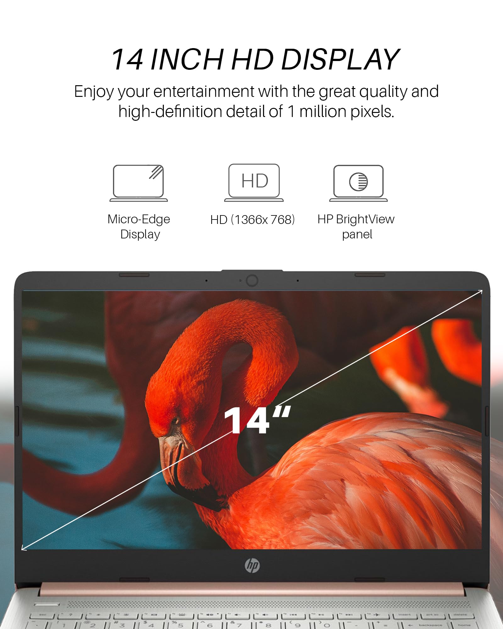 Hp Stream 14 Inch Laptop For Student And Business, Intel Quad Core N4120 Processor, 8Gb Ram, 320Gb Storage (64Gb Emmc + 256Gb Ca