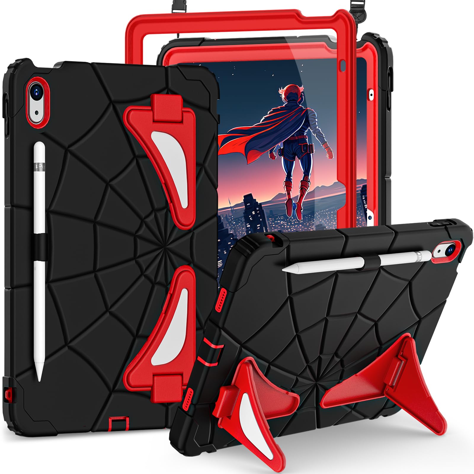 Auizotl Case For Ipad 10Th Generation Case 10.9 Inch,Kids Friendly For Ipad Case 10Th Generation With Screen Protector Shoulder