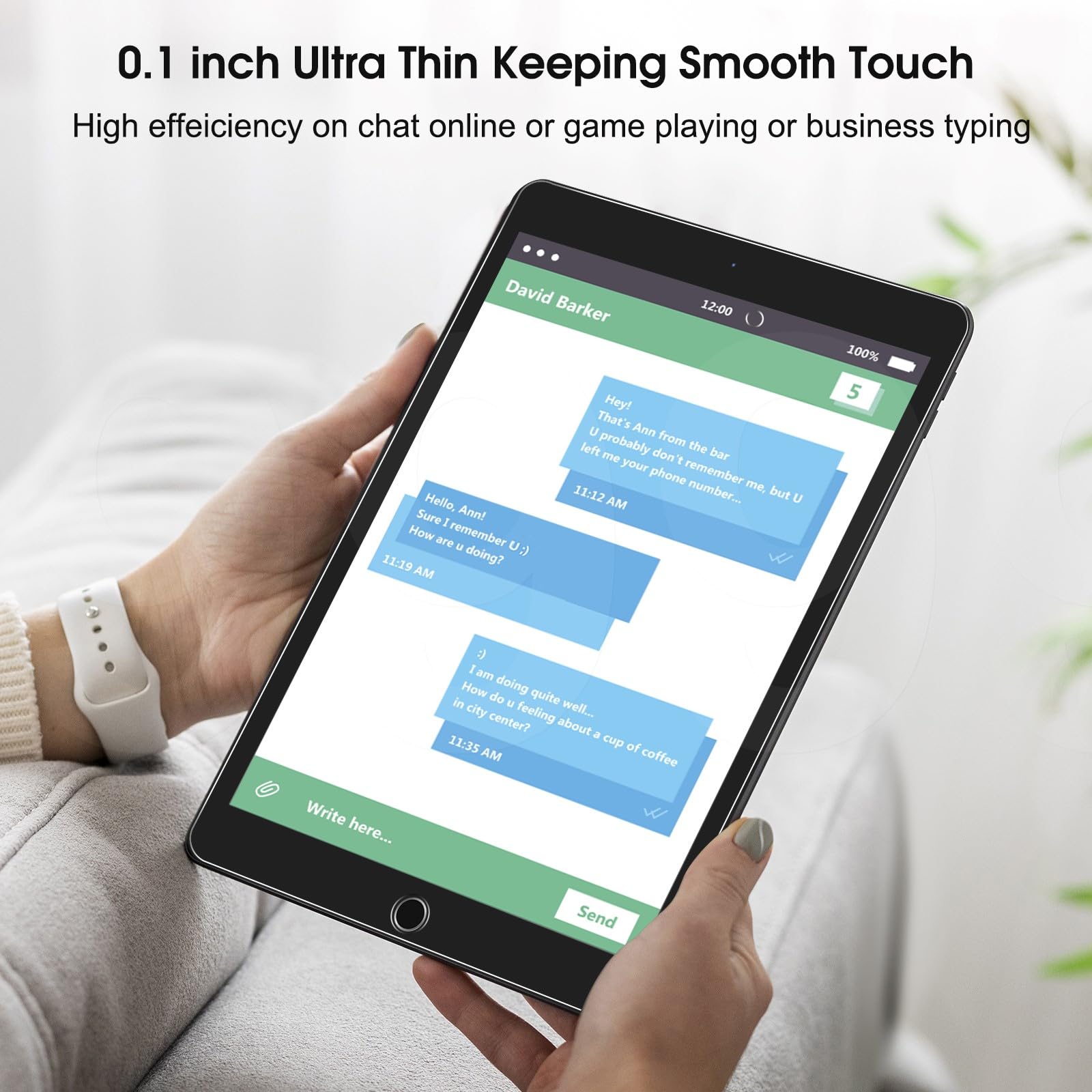 Qularlans 2 Pack Screen Protector For Ipad 10Th Generation (10.9 Inch 2022, Model A2696/A2757/A2777), Anti Scratch 9H Hardness T