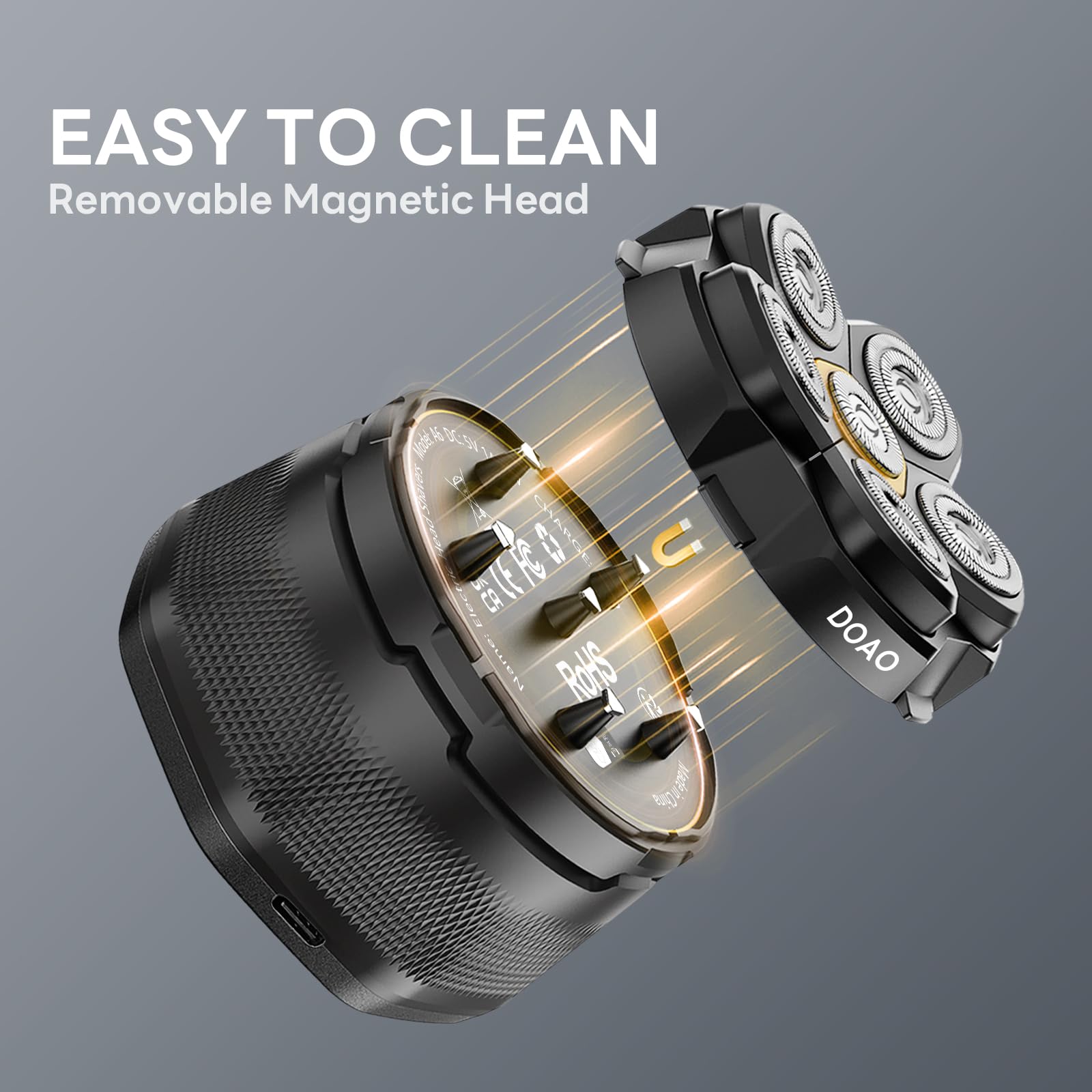 Electric Head Shaver For Bald Men