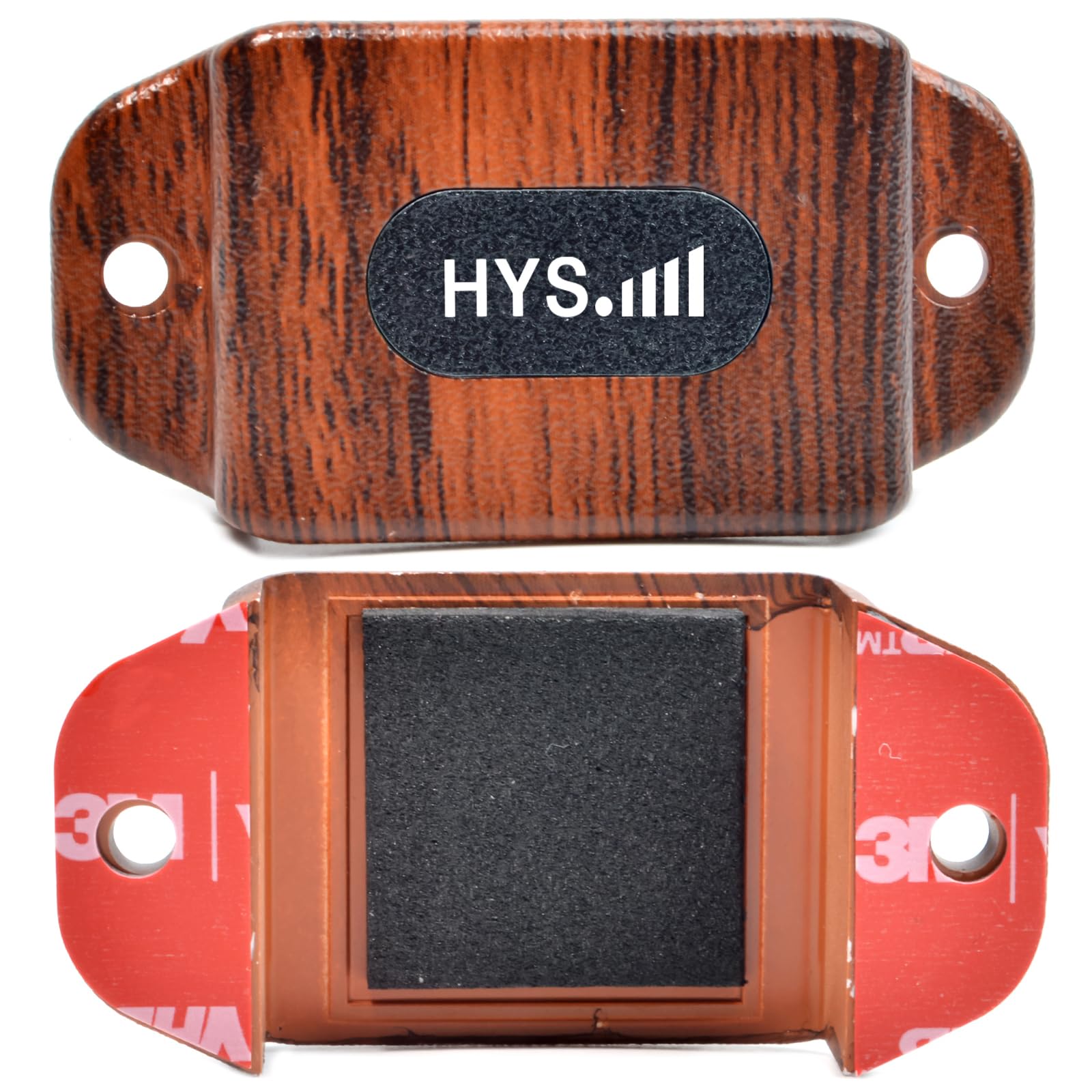 Hys Two Way Radio Single Side Radio Car Mount, Car Radio Mounting Kit With Screws For Handheld Cb Radio & Vhf Uhf Walkie Talkie (Packing Of 2Pcs)