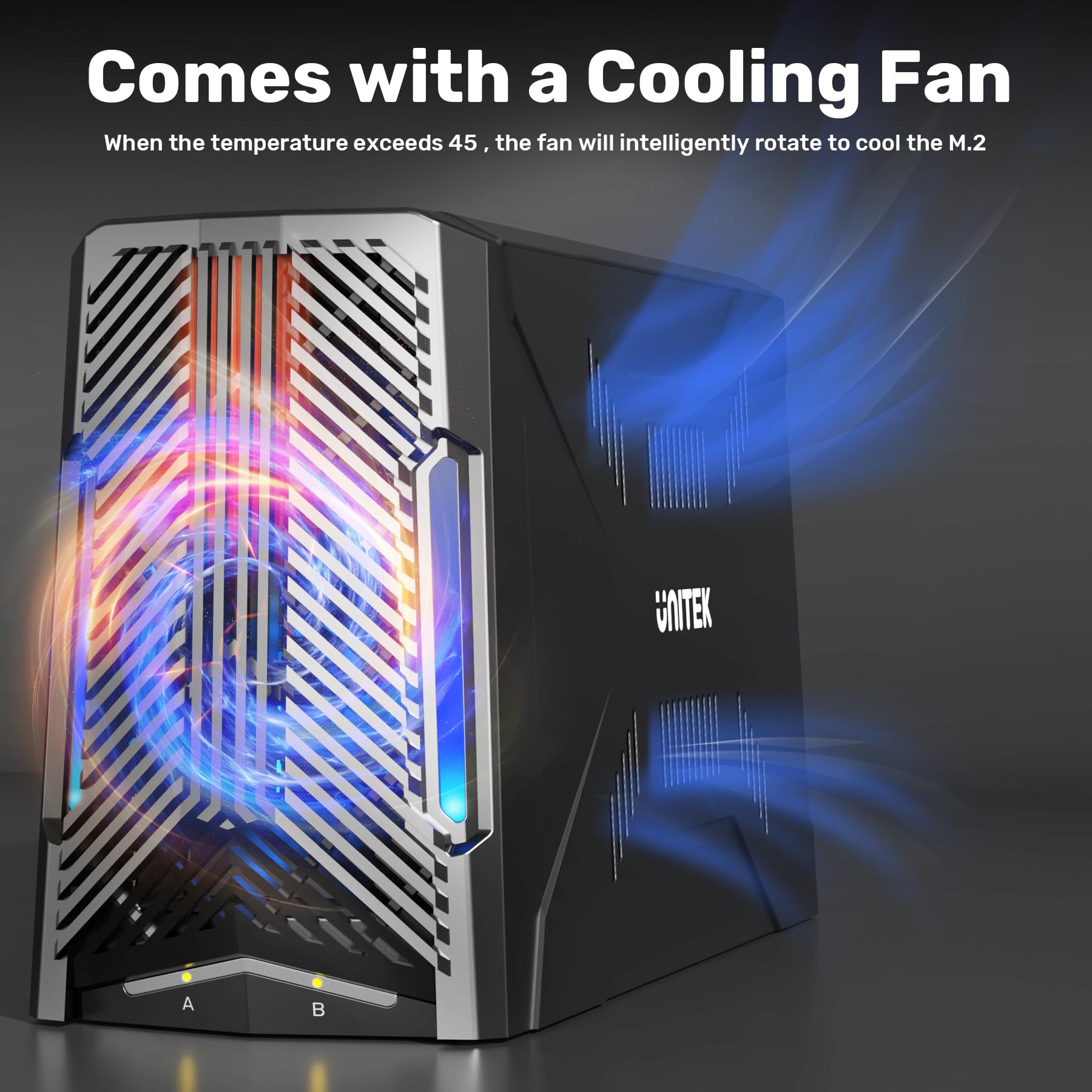 Unitek M.2 Nvme Ssd Docking Station, M.2 Nvme & Sata To Usb C Hard Drive Reader Enclosure For Sata 2.5/3.5 Ssd Hdd And M.2 Pcie/