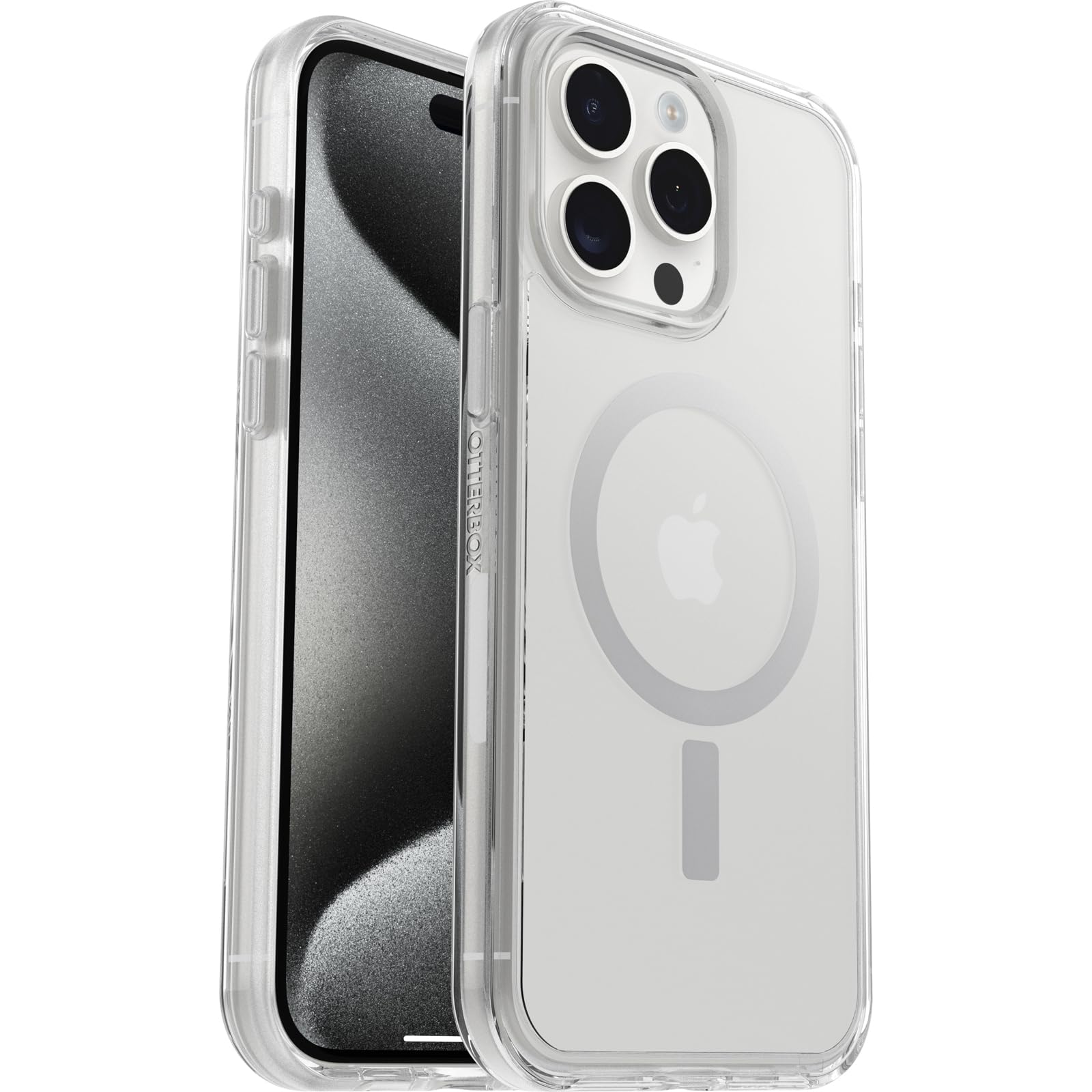 Otterbox Symmetry Clear For Magsafe Case For Iphone 15 Pro Max, Shockproof, Drop Proof, Protective Thin Case, 3X Tested To Milit