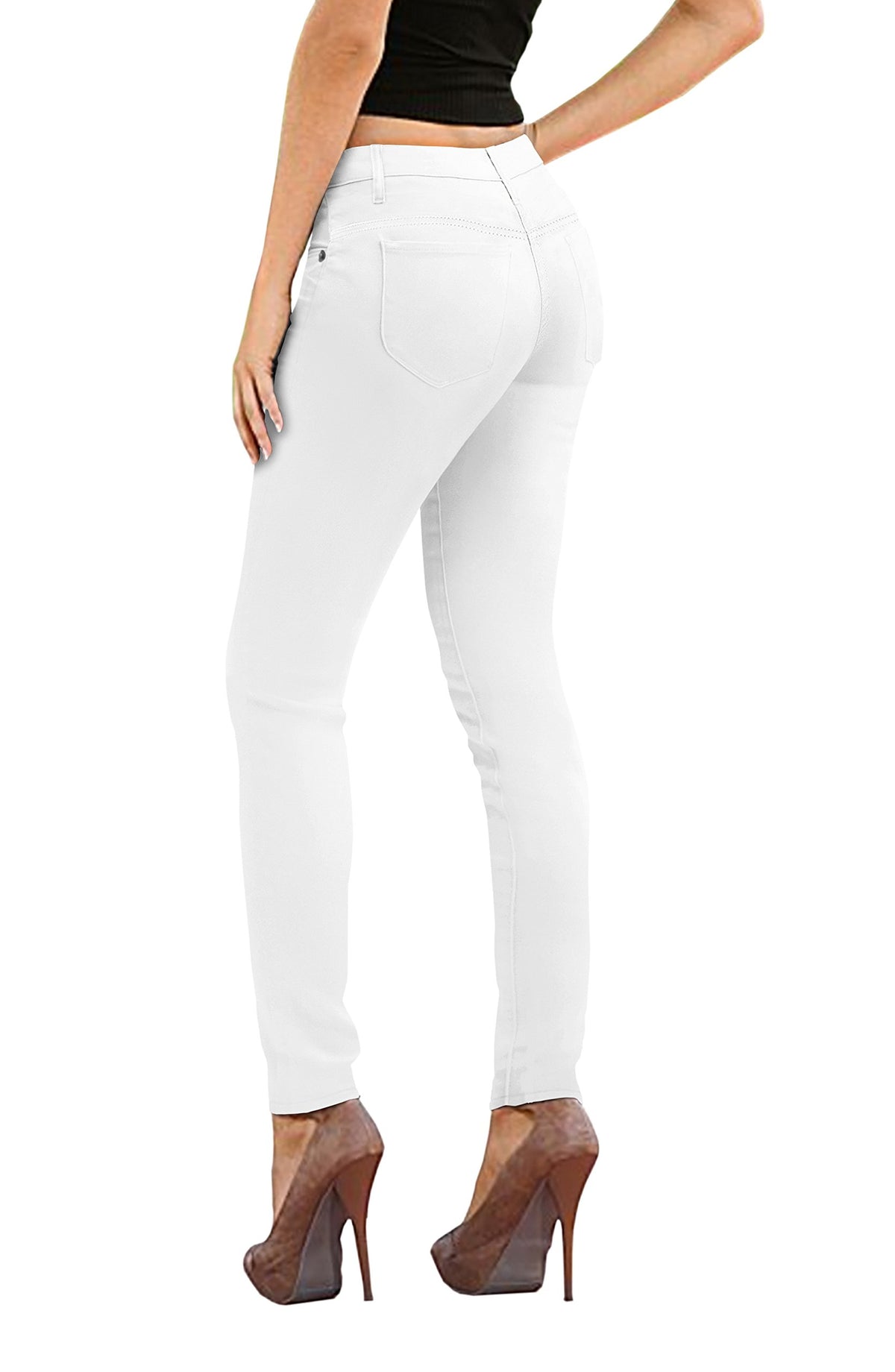 Hybrid Womens Super Stretch Jeans P26136Sk White 15