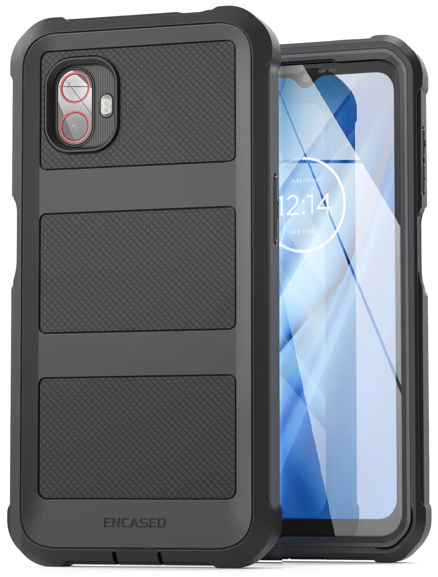 ENCASED Rugged Galaxy Xcover 6 Pro Case - Falcon Series Protective Dual-Layer Shockproof Cover [Heavy Duty] Protection for Samsu