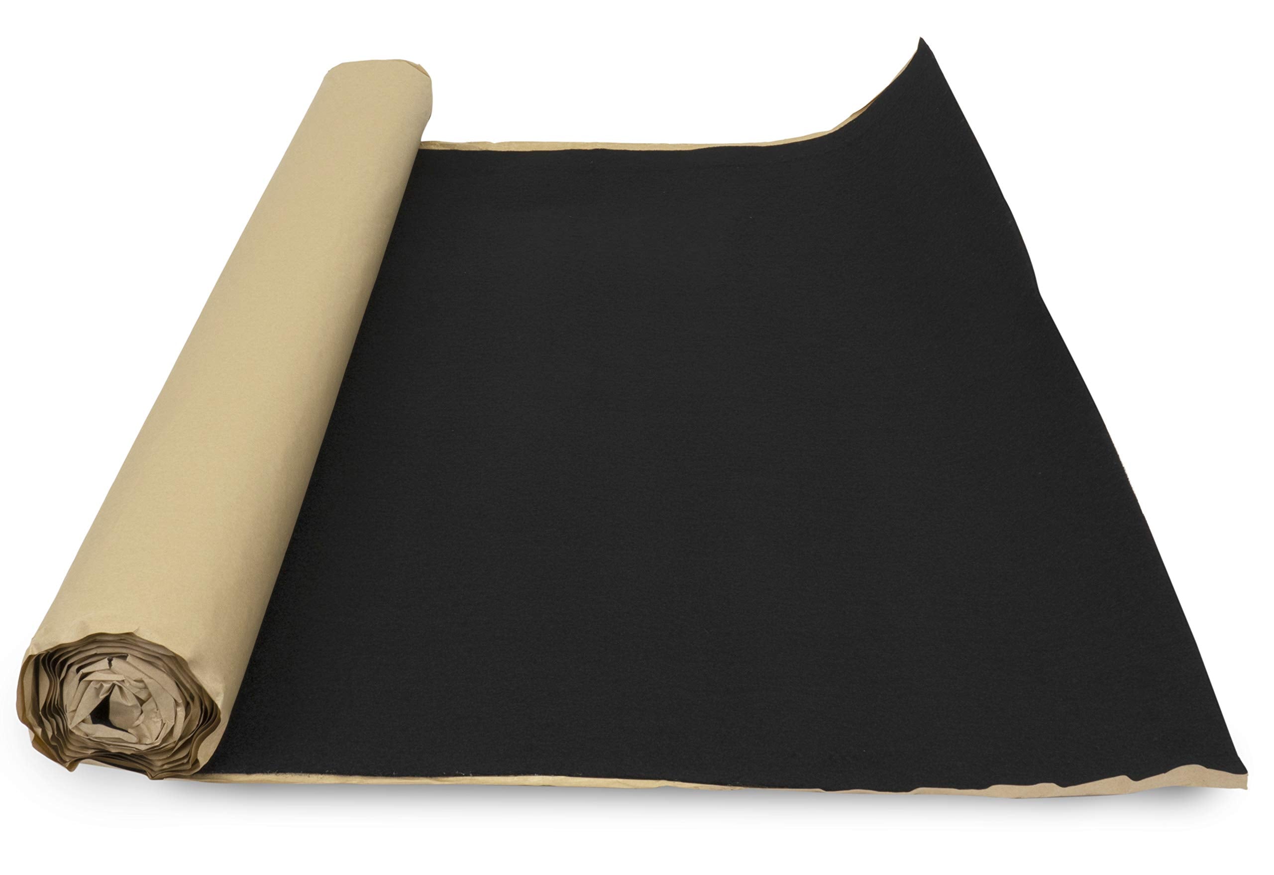 Nvx 32 Square Feet Black Subwoofer Box/Trunk Liner Carpet With Adhesive Back