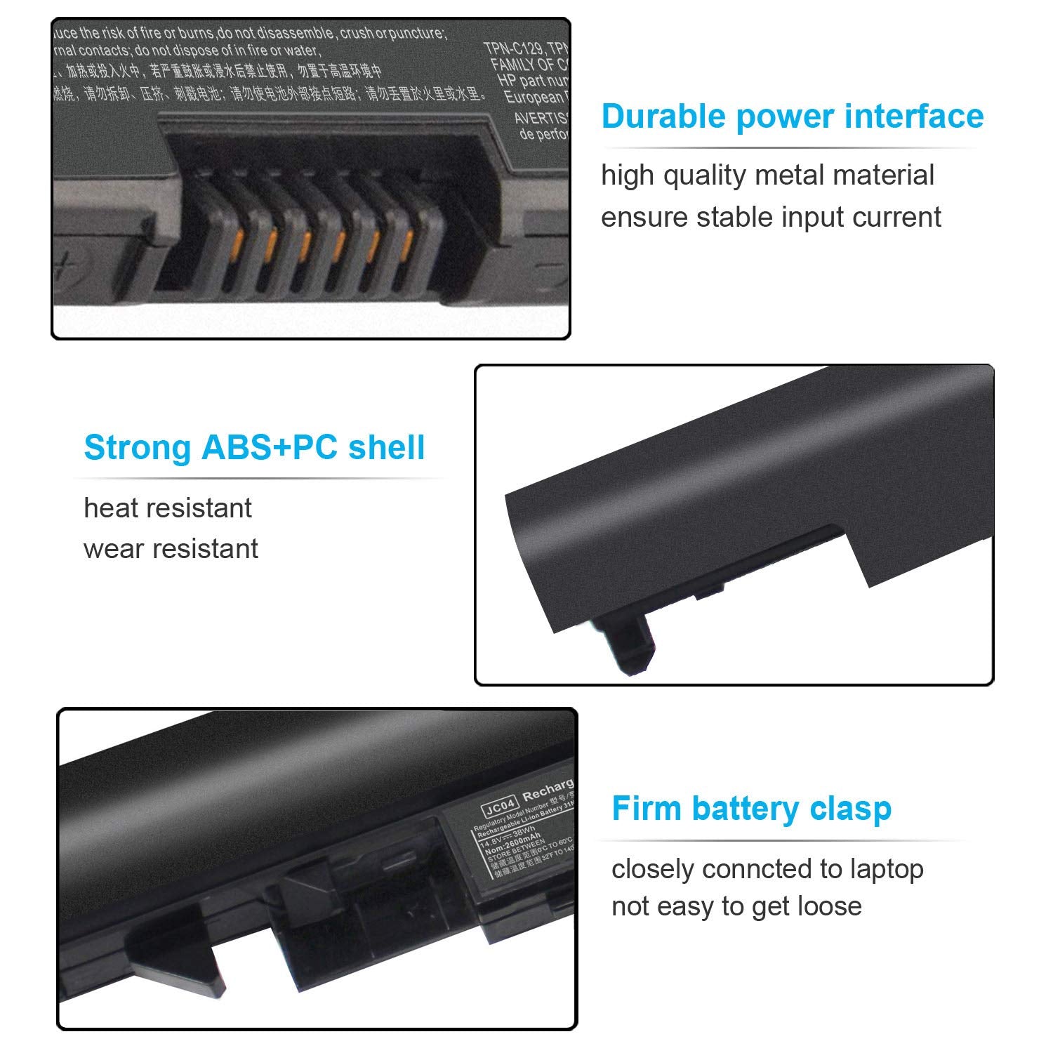 Jc04 Jc03 919700 850 919701 850 919681 421 Hstnn Lb7V Hstnn Lb7W Hstnn Db8E Battery For Hp 15 Bs0Xx 17 Bs0Xx 15 Bs1Xx 15 Bs015Dx
