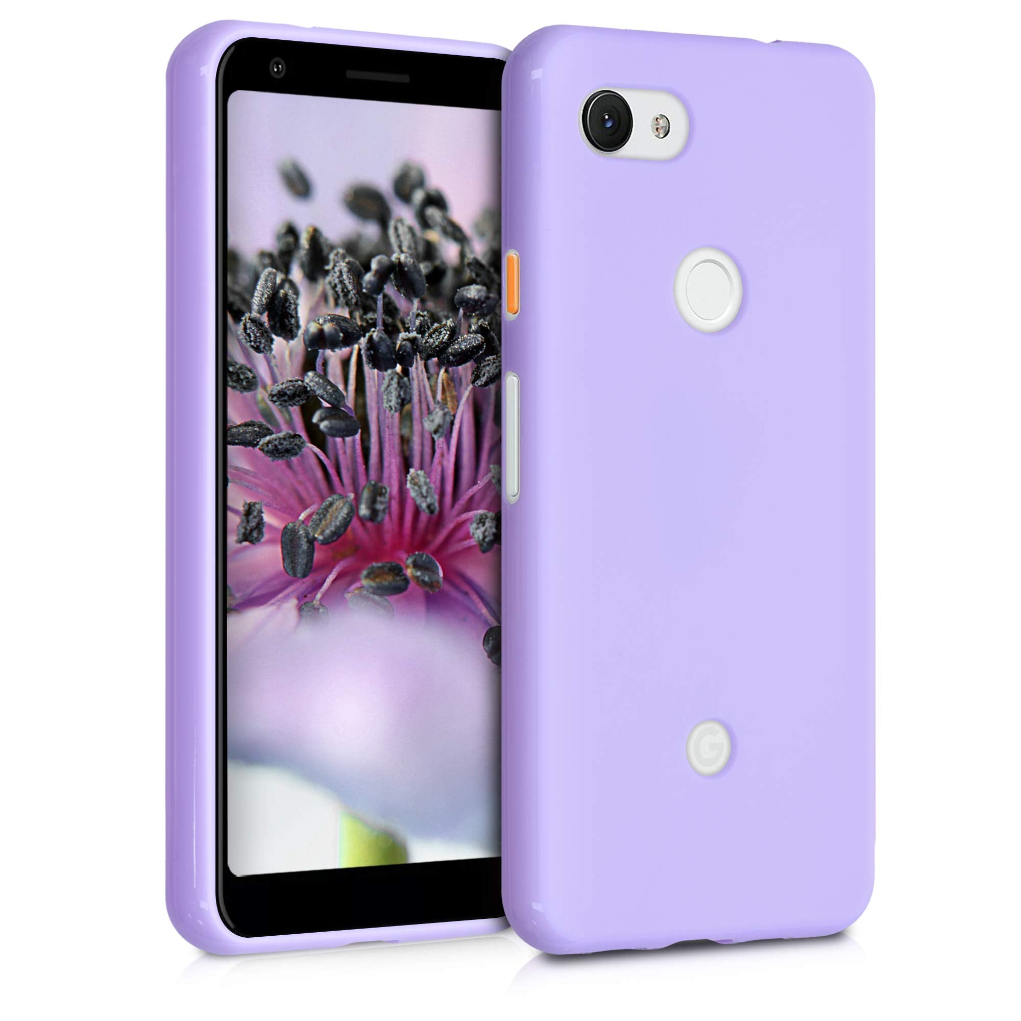 Kwmobile Case Compatible With Google Pixel 3A Case   Soft Slim Protective Tpu Silicone Cover   Lavender