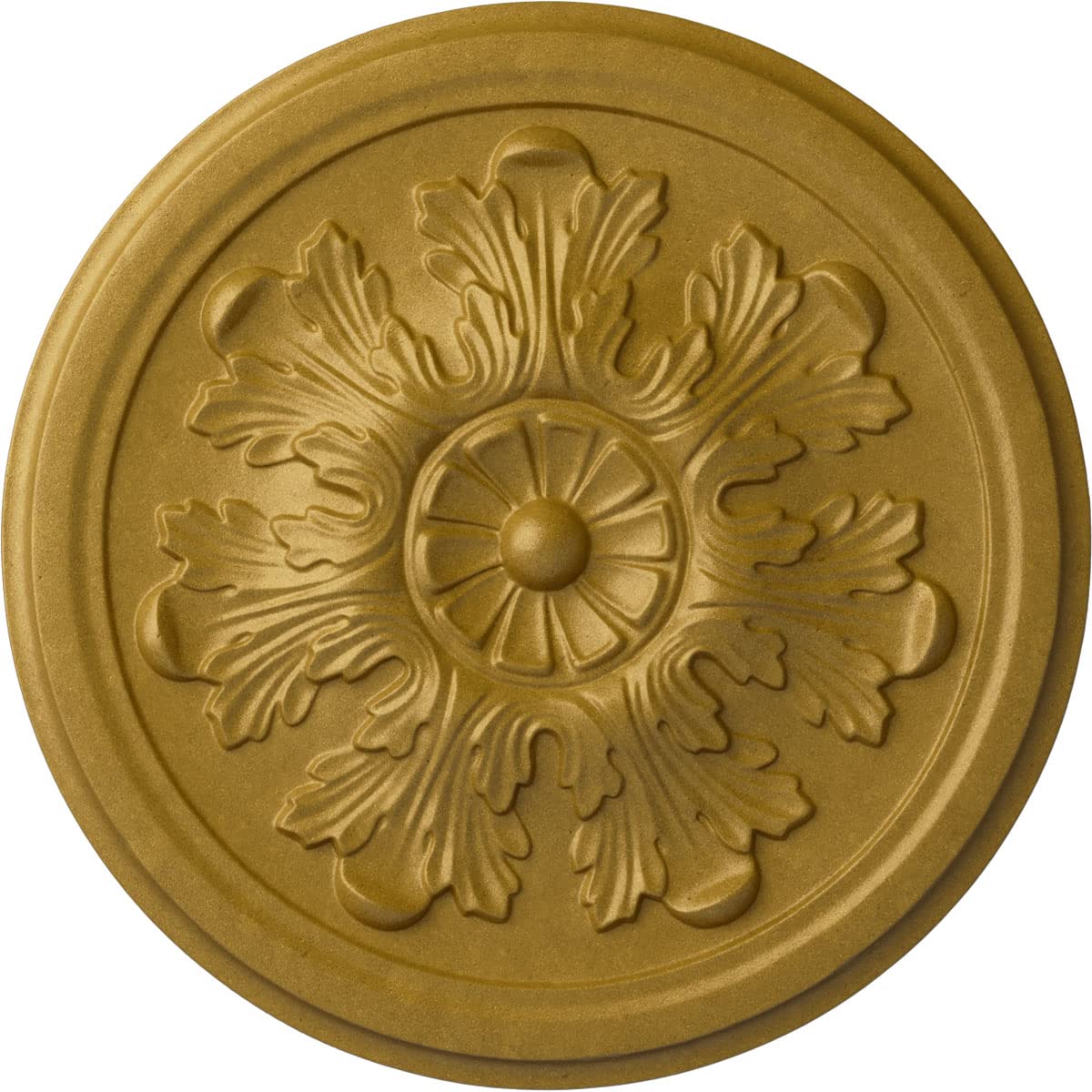 Ekena Millwork Cm12Lepgs Legacy Acanthus Ceiling Medallion, 12 3/4''Od X 7/8''P (Fits Canopies Up To 3 1/2''), Hand Painted Phar