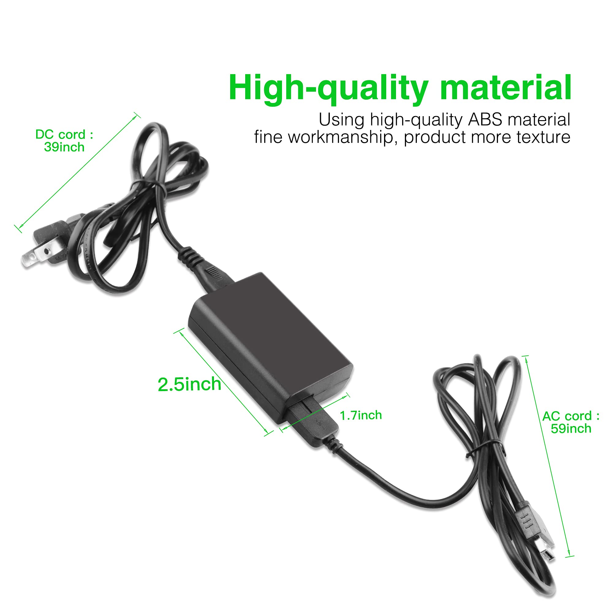 Ps Vita Charger, Ac Adapter Wall Charger Compatible With Sony Playstation Vita 1000 (Only Compatible With Psv 1000)