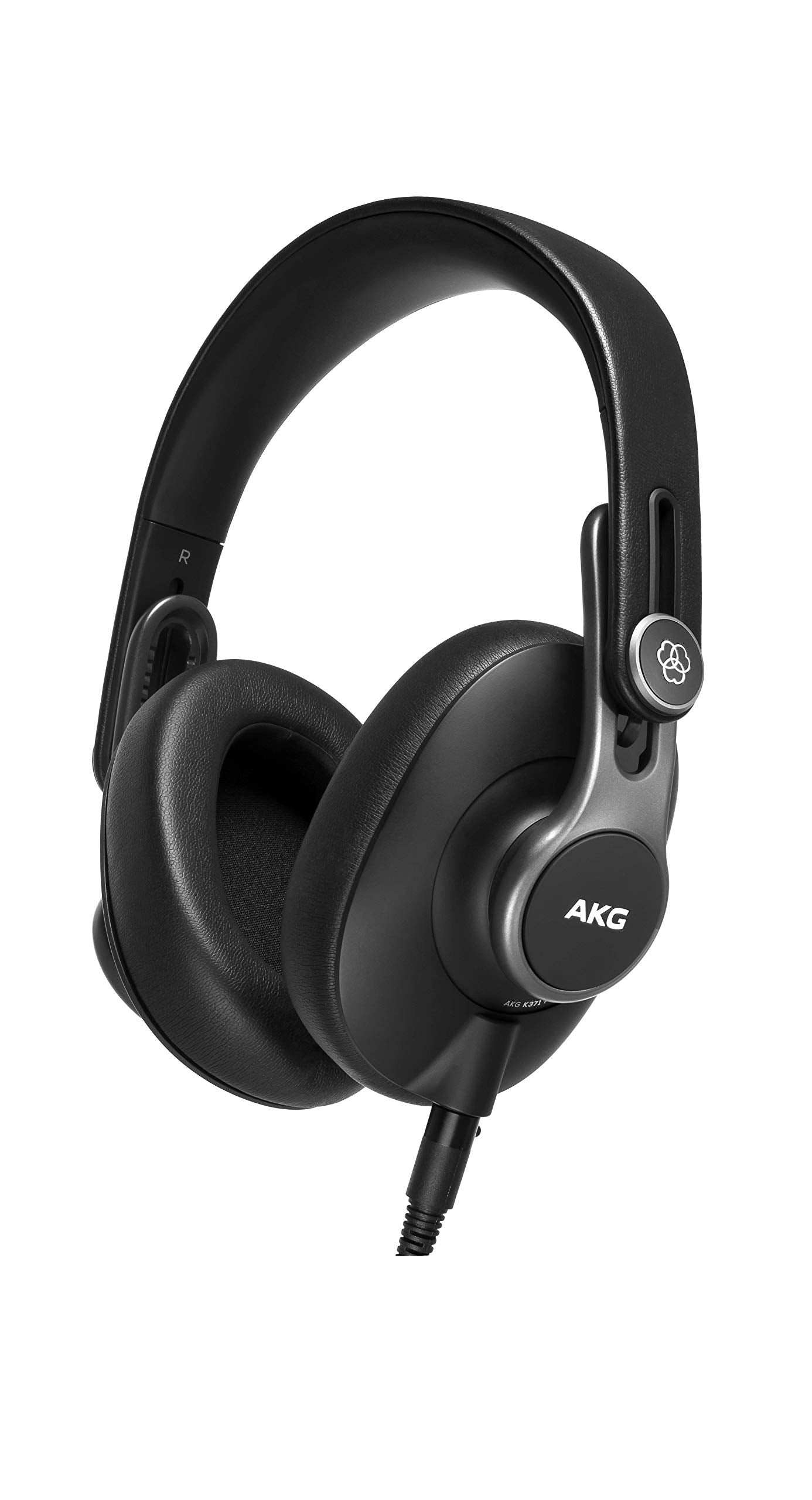Akg K371 Closed Over Ear Studio Folding Headphones   Black