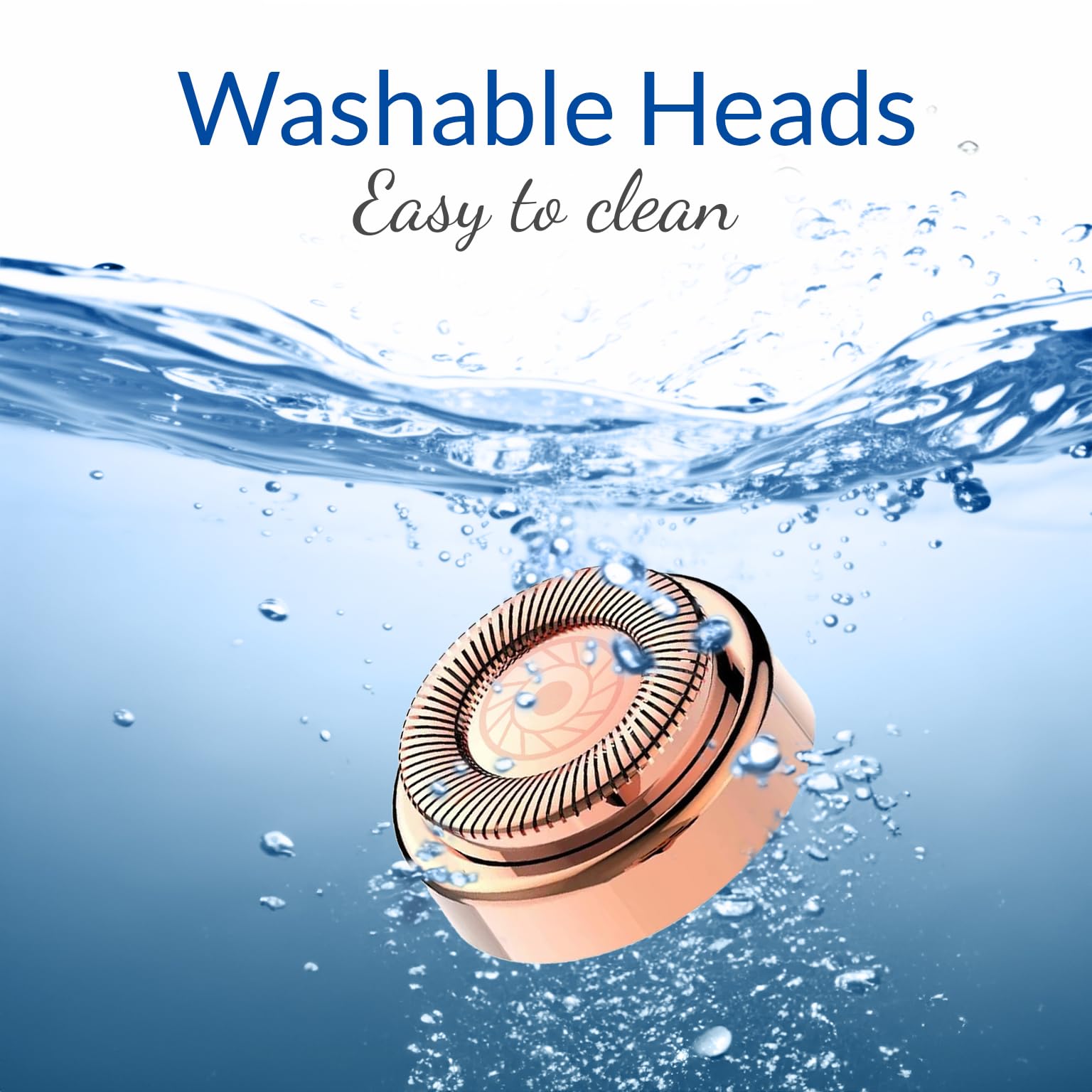 Replacement Heads Only For Our Visofo Facial Hair Removal For Women (4 Heads)