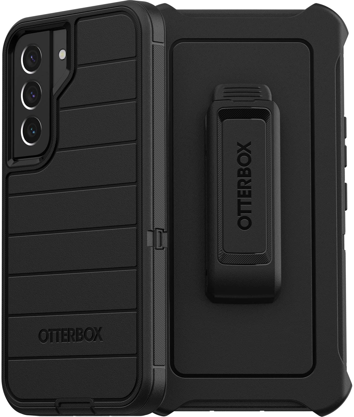 Otterbox   Defender Series Pro Hard Shell For Samsung Galaxy S22 (Not S22 Plus Or Ultra Models) (Black)