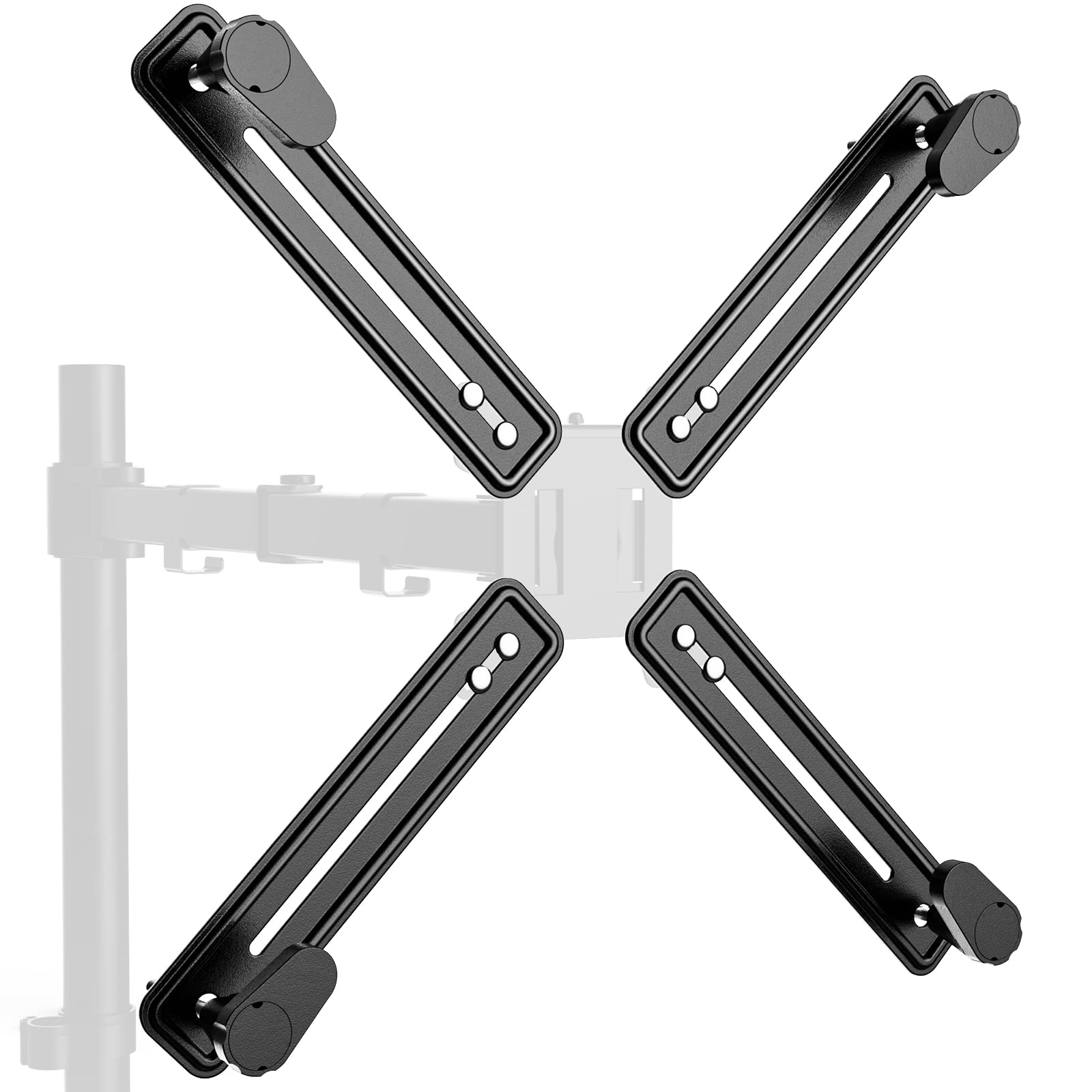 Wali Mount Bracket Adapter Monitor Arm Mounting Kit For Screen 13 To 27 Inch, Mounting Holes 75Mm And 100Mm (Uvvep)