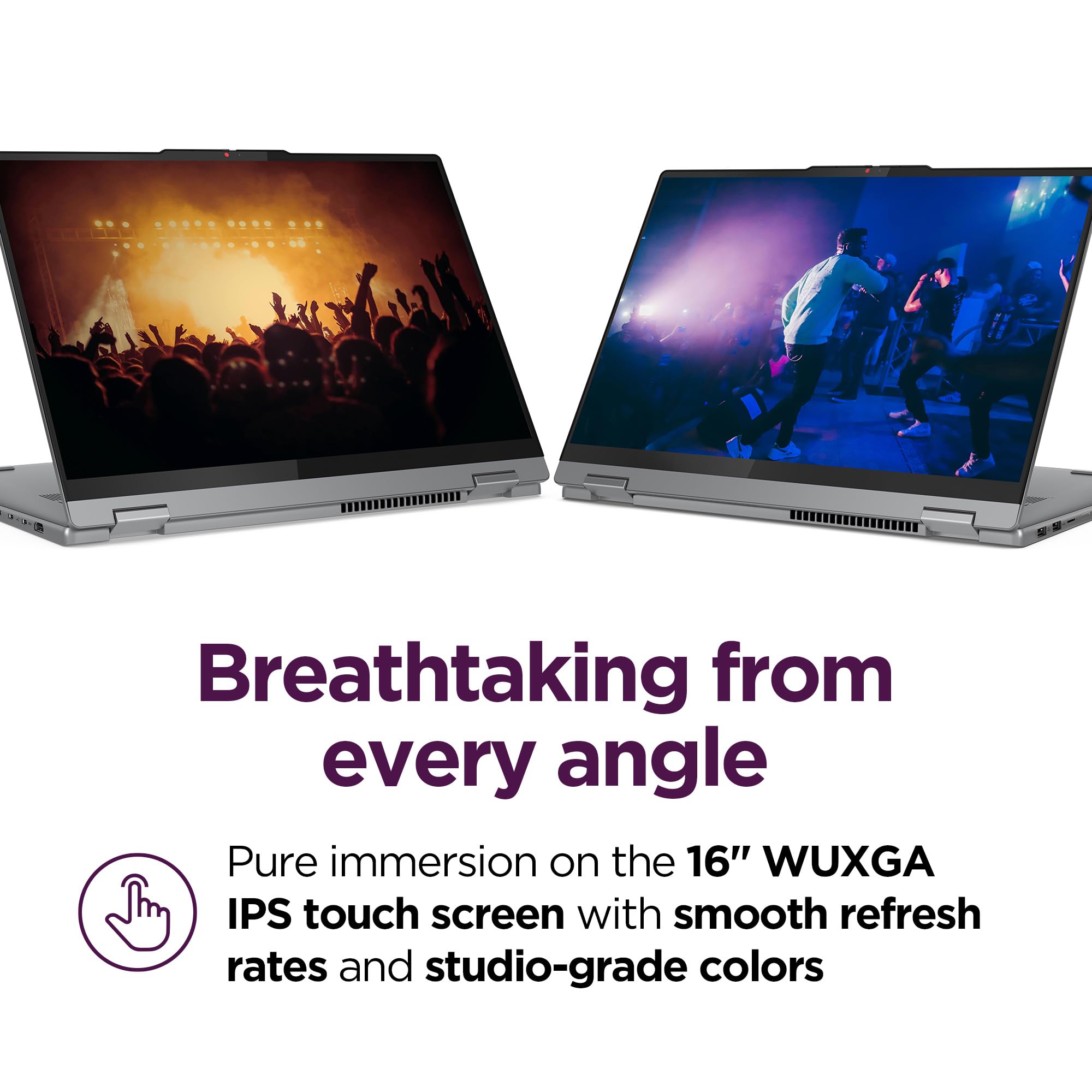 Ideapad 5 2-In-1-2024 - Professional Laptop - Fingerprint Sensor - 16 Wuxga Ips Display - 16Gb Memory - 512Gb Ssd Storage - Amd